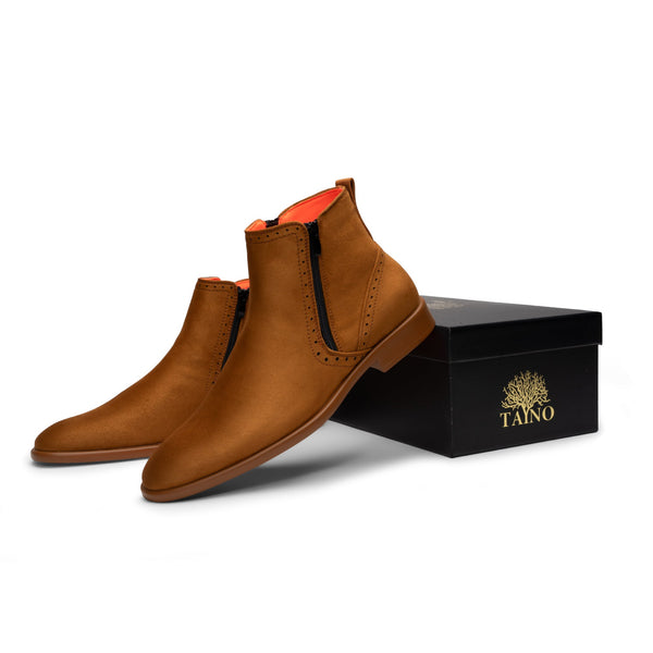 Tayno The Coupe Suede Chelsea Boot Camel