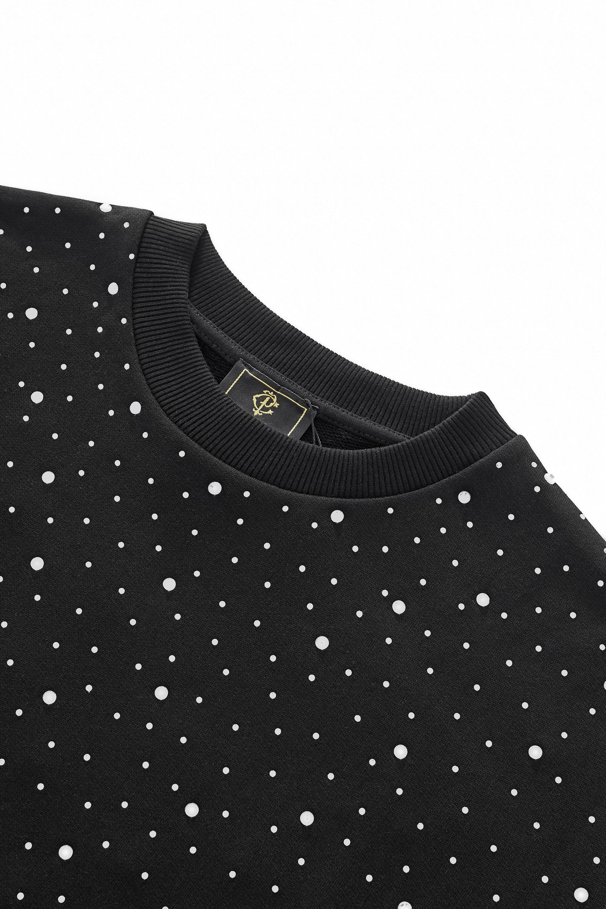 Stellar Scatter Sweatshirt – Century Penthouse BLACK/SILVER