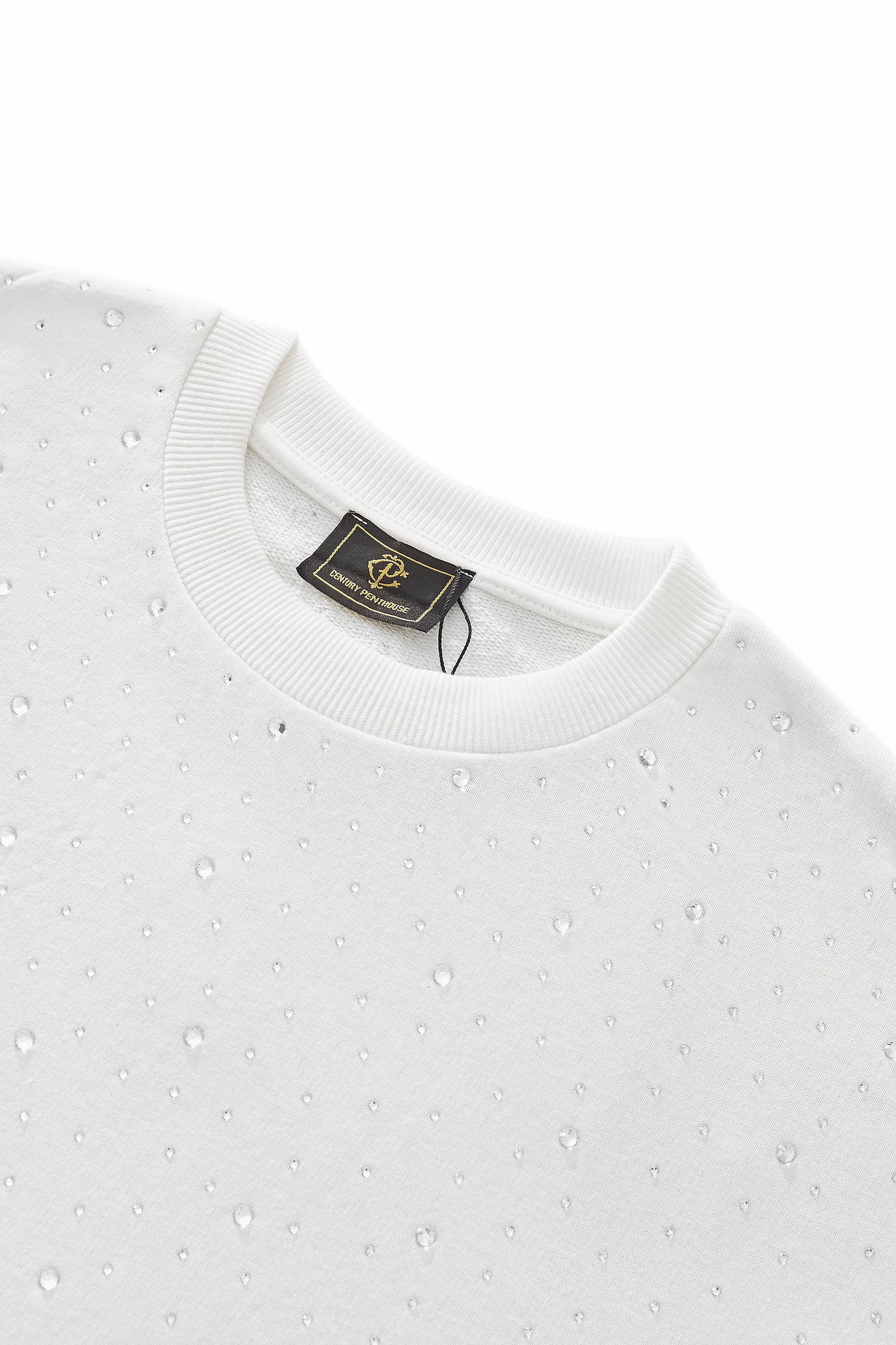 Stellar Scatter Sweatshirt – Century Penthouse WHITE/SILVER