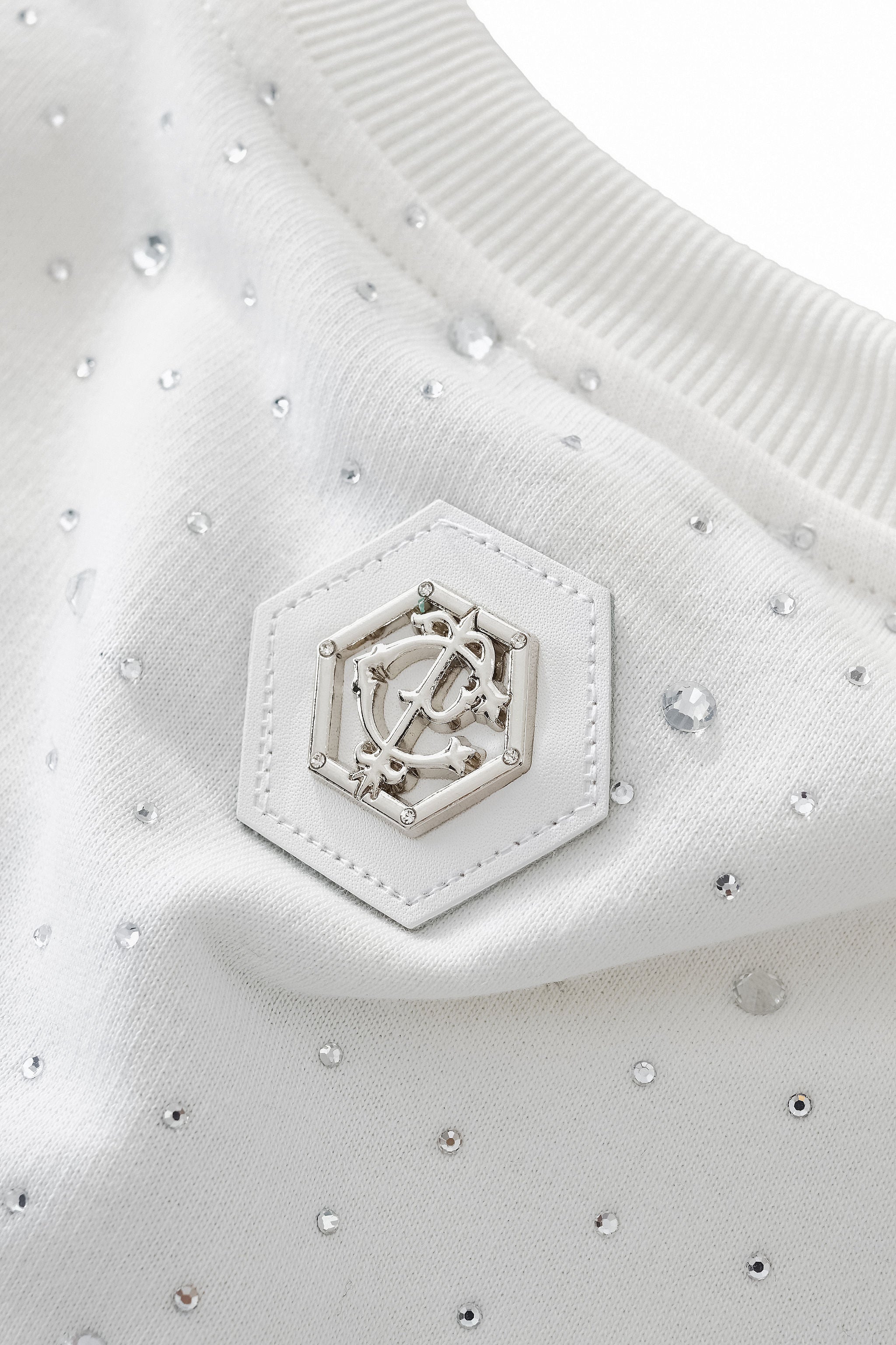 Stellar Scatter Sweatshirt – Century Penthouse WHITE/SILVER