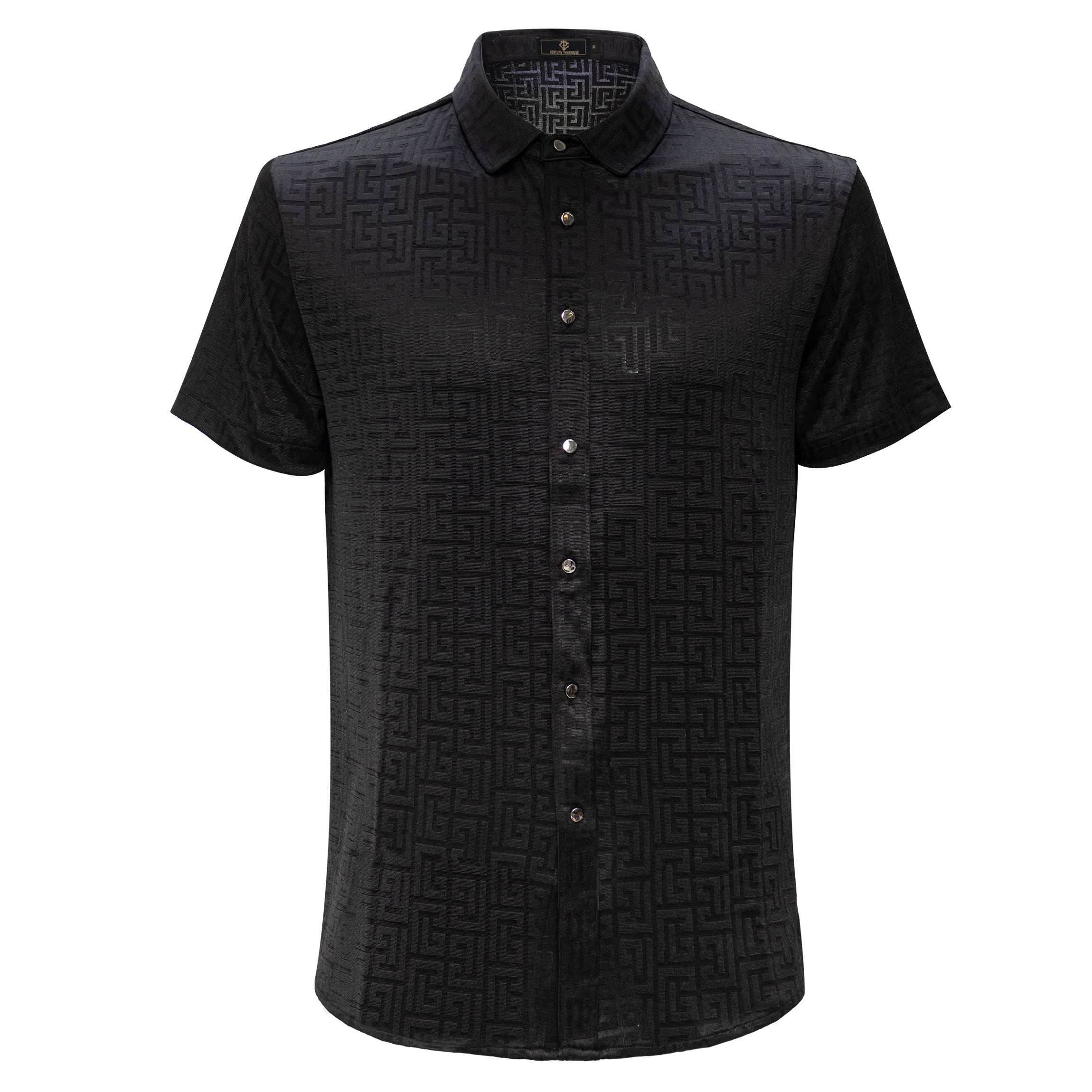 Grecian Grace Shirt - Century Penthouse Black