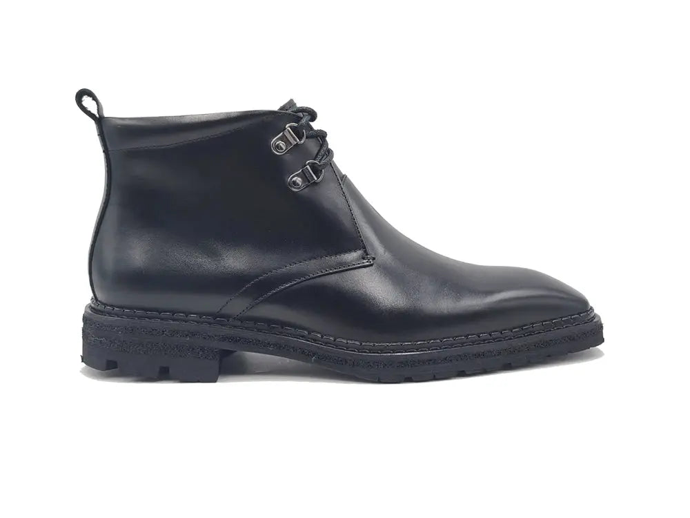 Calfskin Chukka Boot with Lug Sole