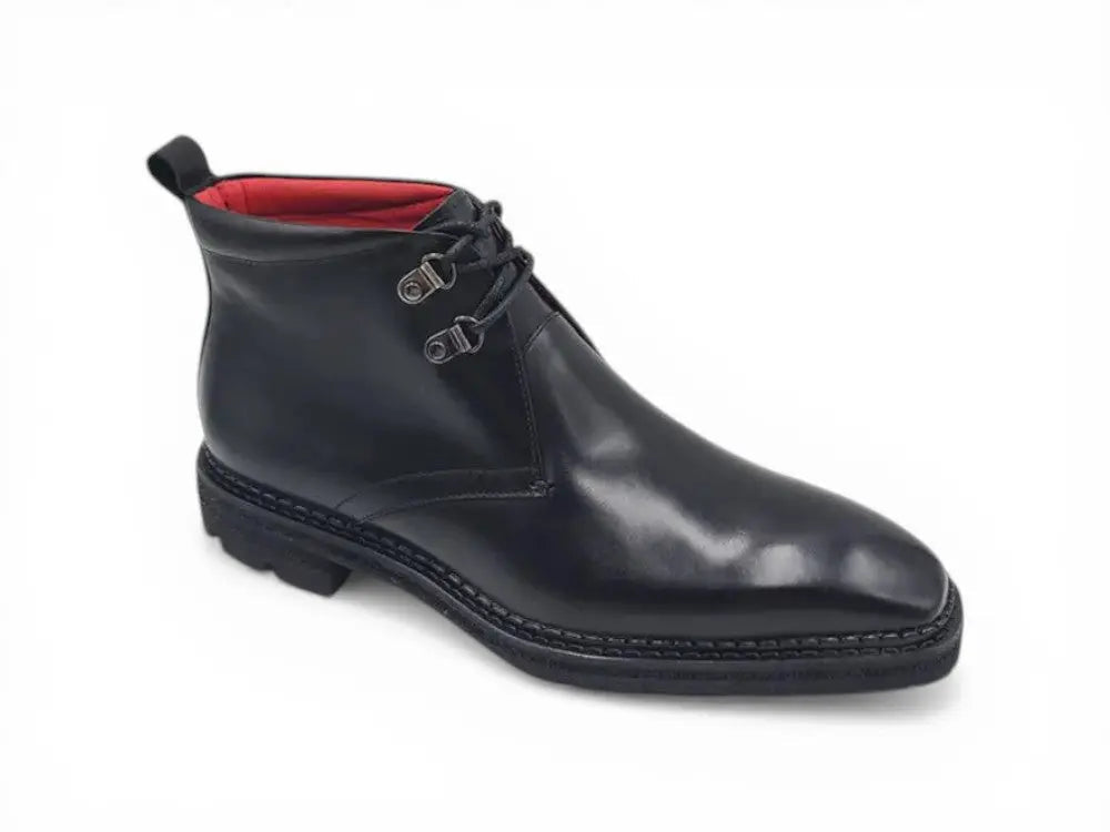 Calfskin Chukka Boot with Lug Sole