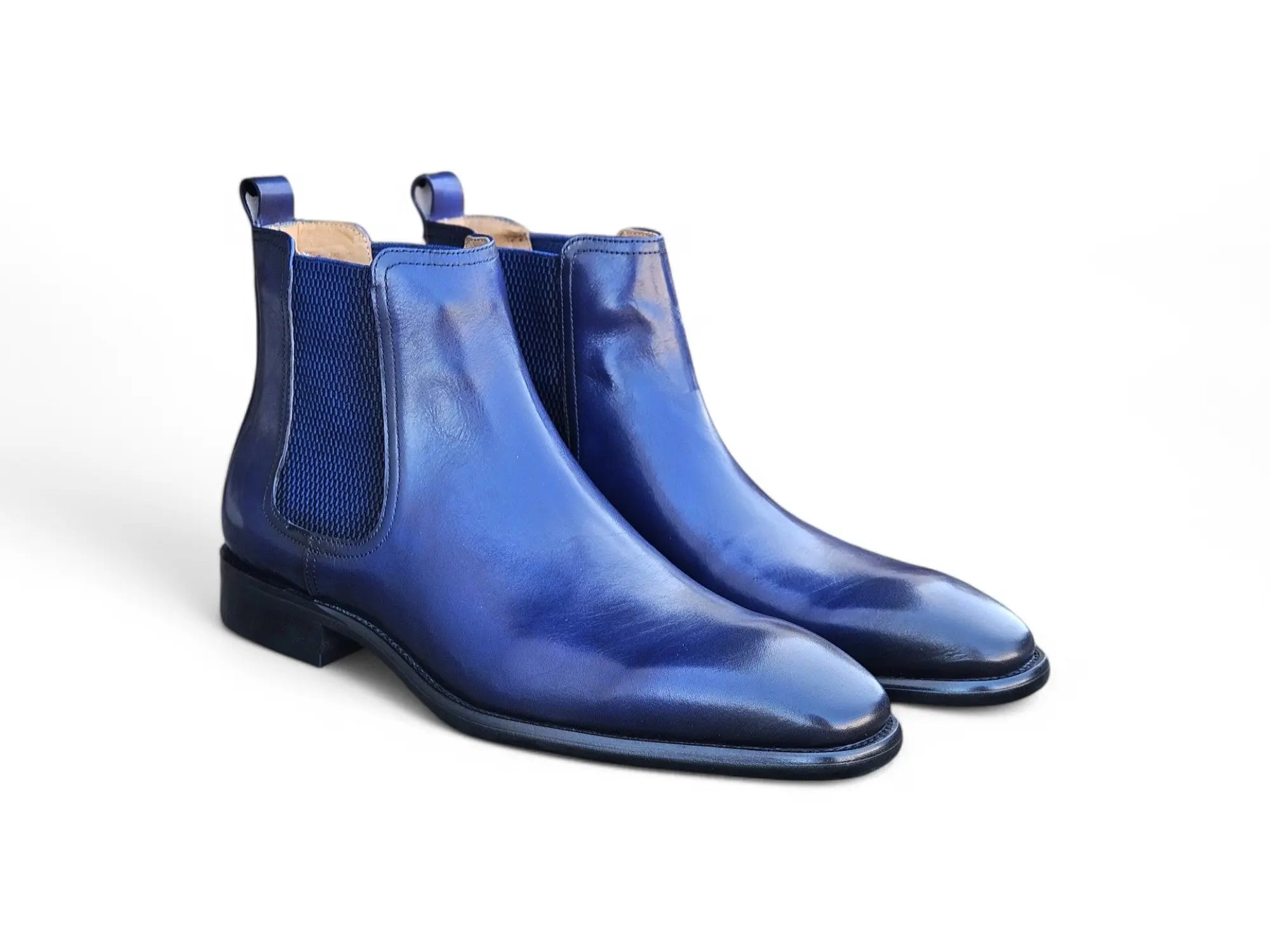 Calfskin Leather Chelsea Boot