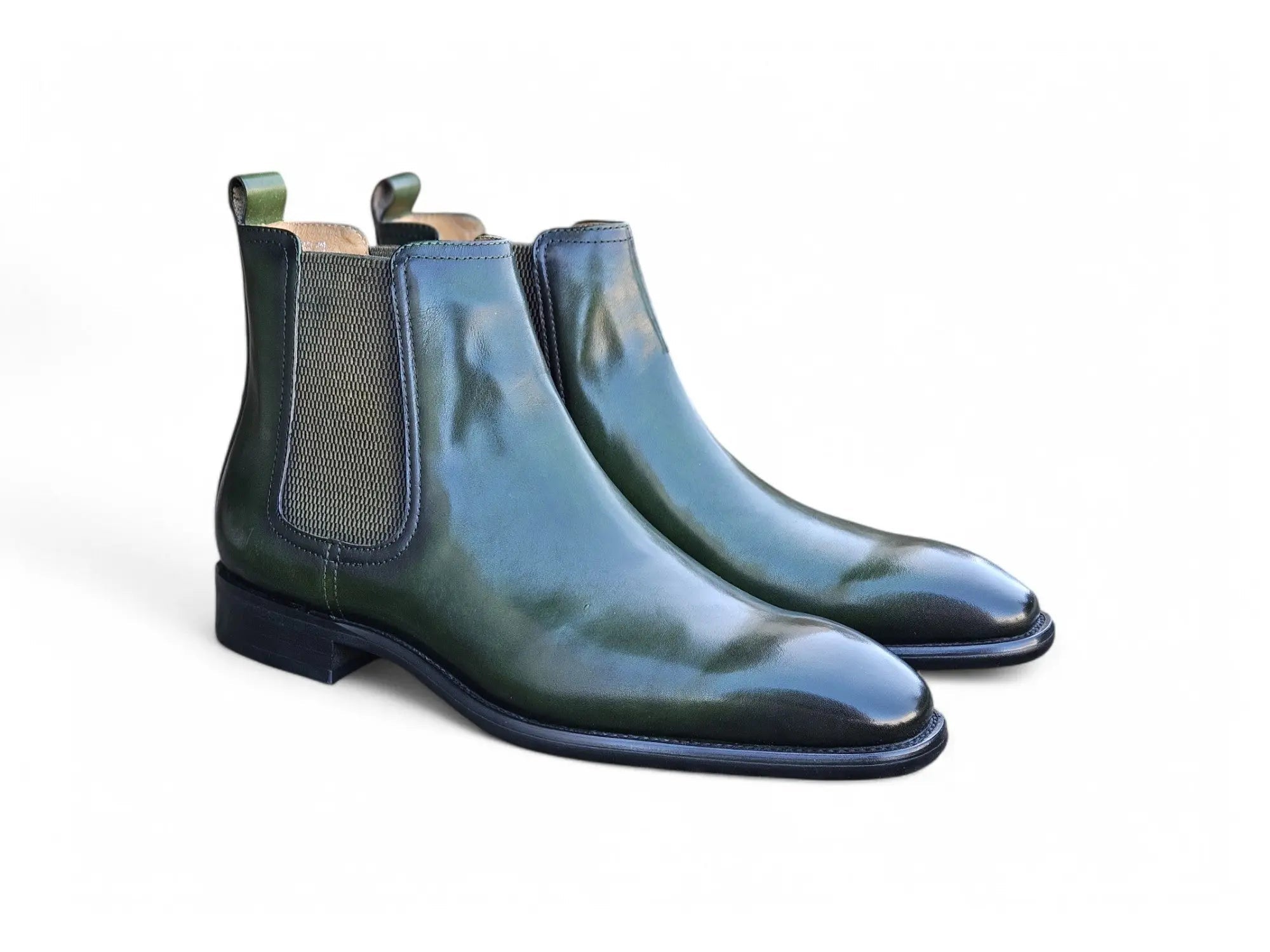 Calfskin Leather Chelsea Boot