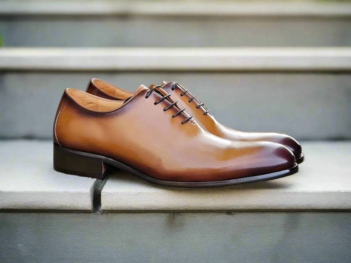 Calfskin Whole Cut Lace-up Oxford