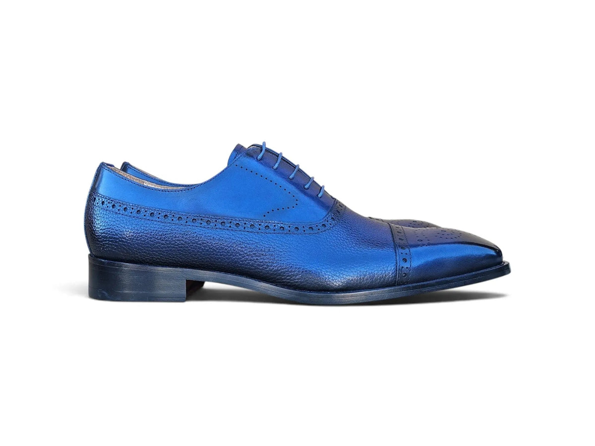 Cap Toe Oxford Leather Sole