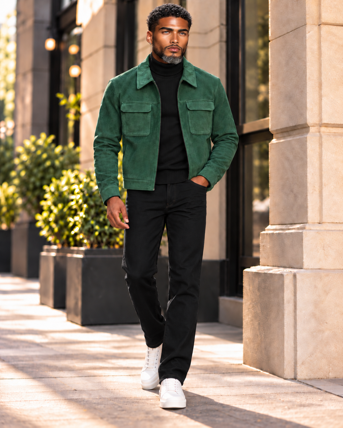 Robert Lewis RLO09 Jacket Green