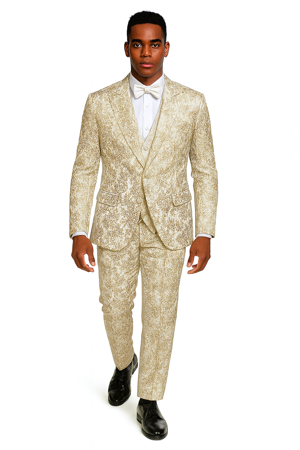 Rossi Man RM1632 Zeus Slim Double Breasted White
