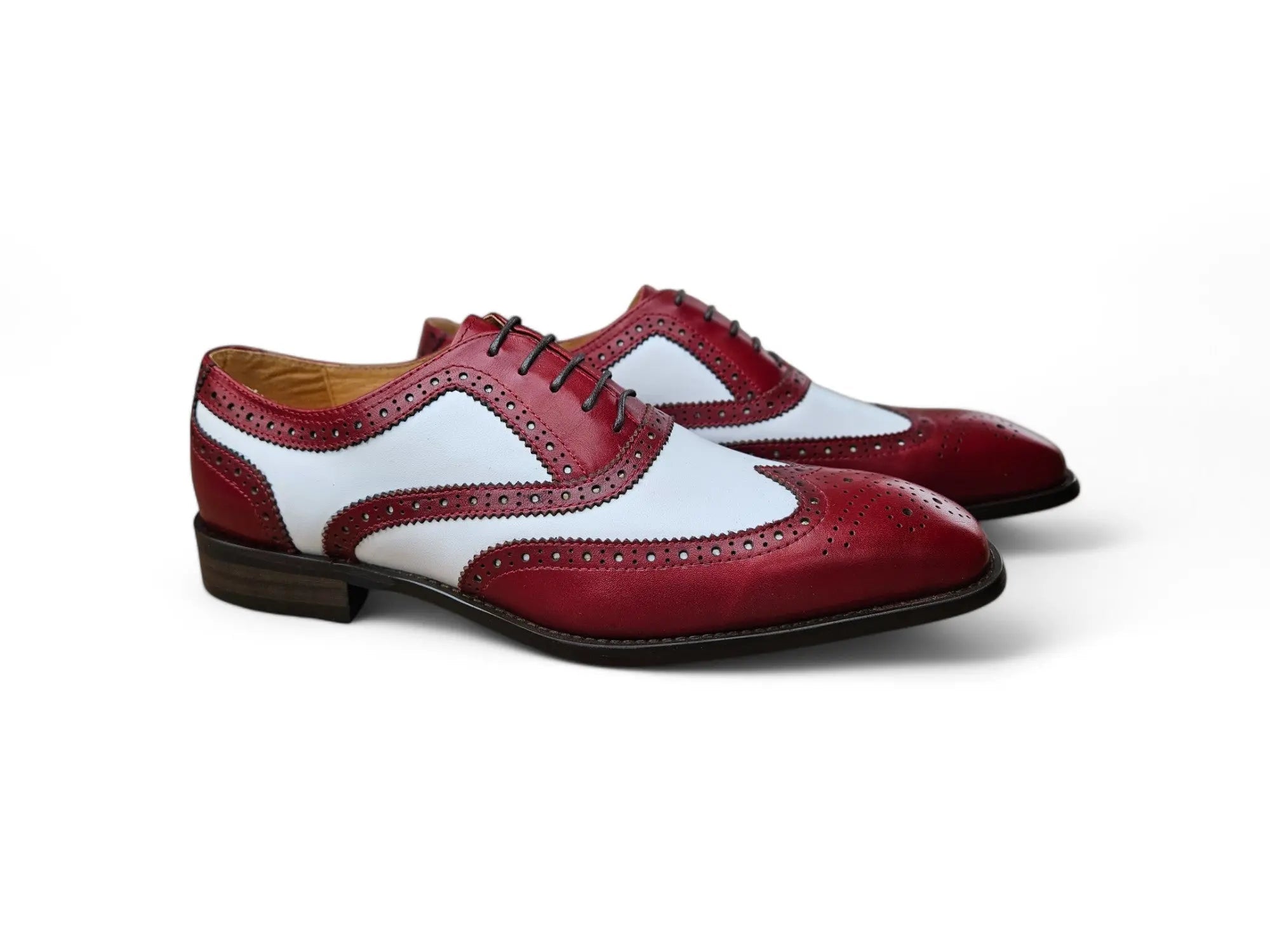 Contrast Two Tone Wingtip Oxford