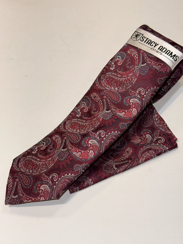 Stacy Adams SA9400-10-24#1  Printed Tie & Hanky