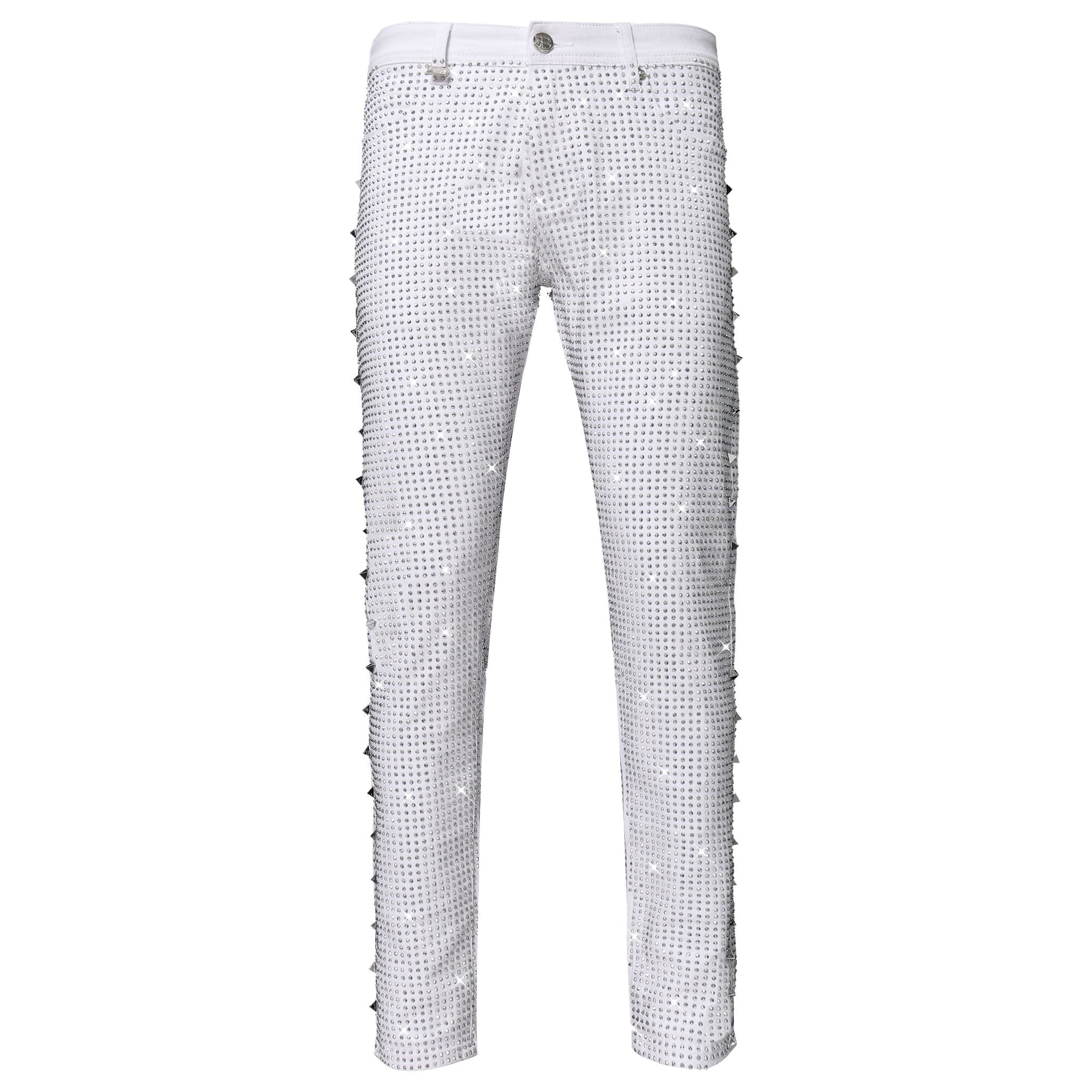 Pure Style Pants WHITE/SILVER