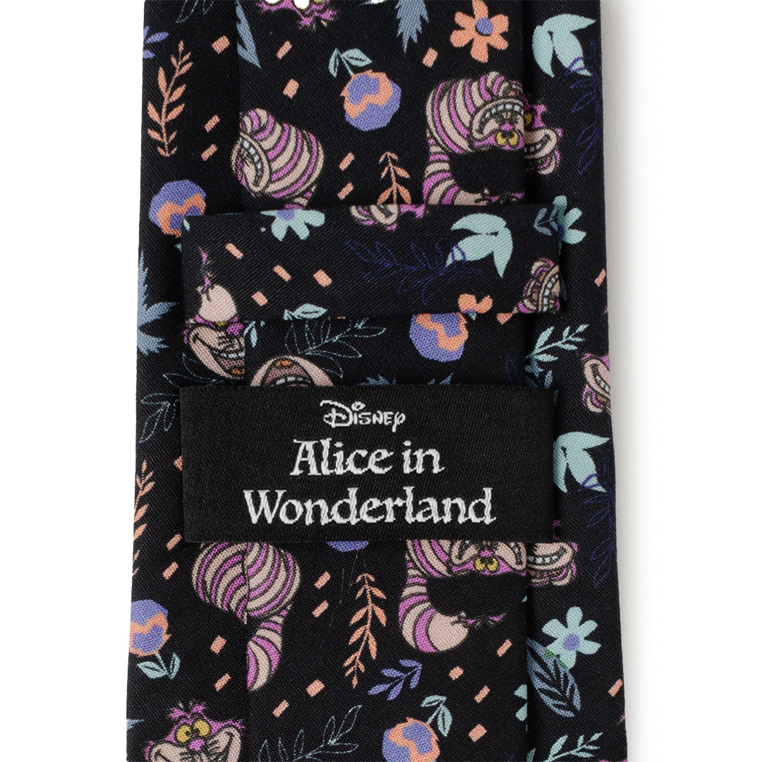 Disney Alice in Wonderland Cheshire Cat Black Men's Tie