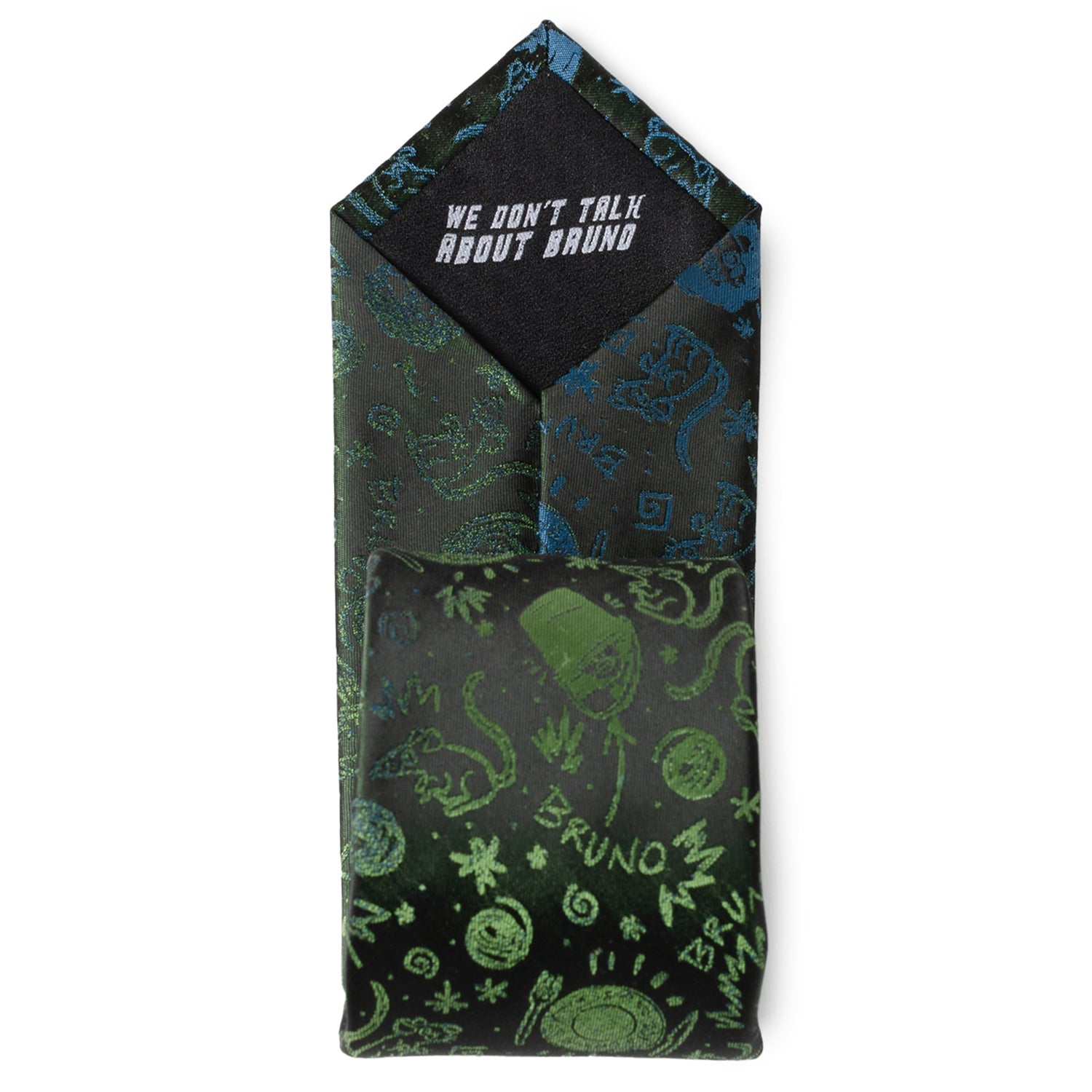 Disney Encanto Bruno Multi Black Men's Tie