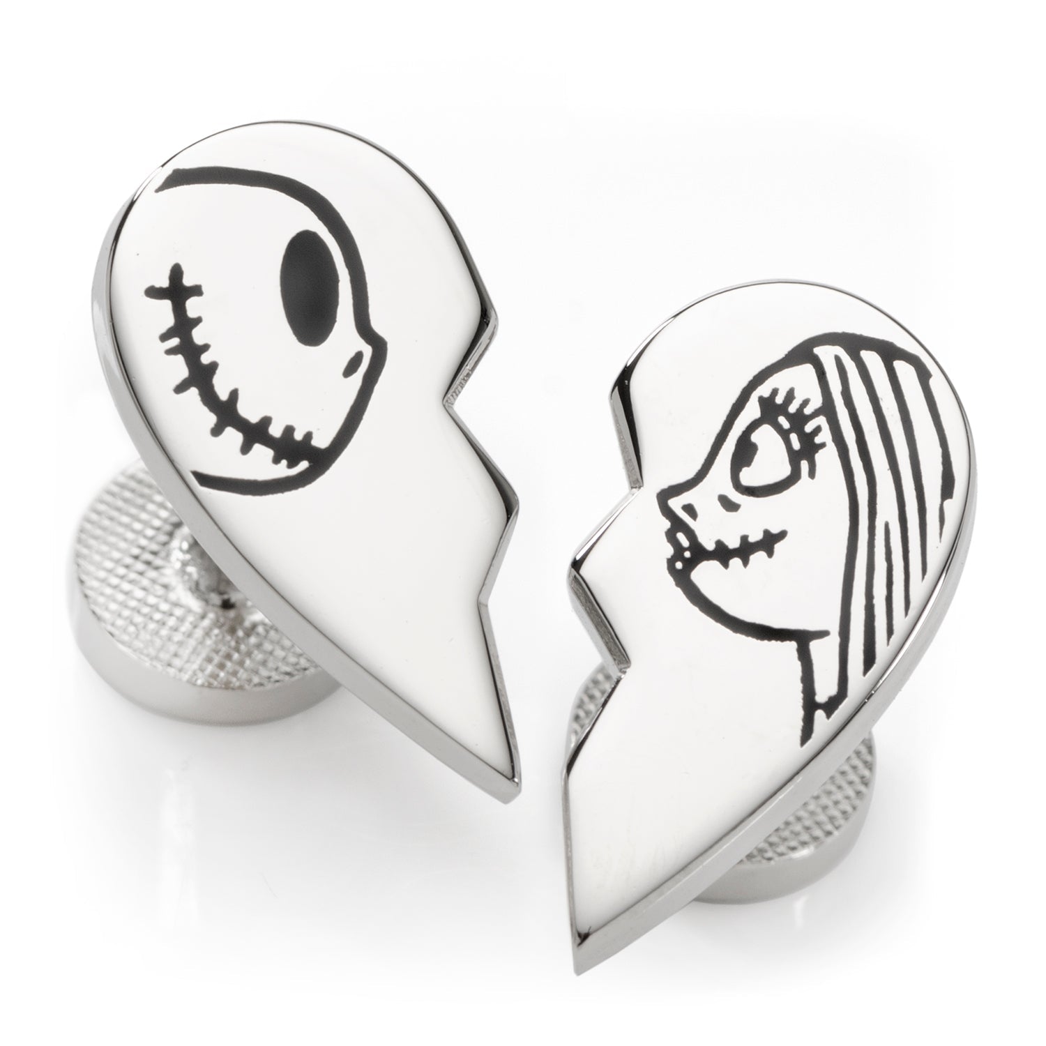 Disney The Nightmare Before Christmas Jack & Sally 'Simply Meant to Be' Cufflinks