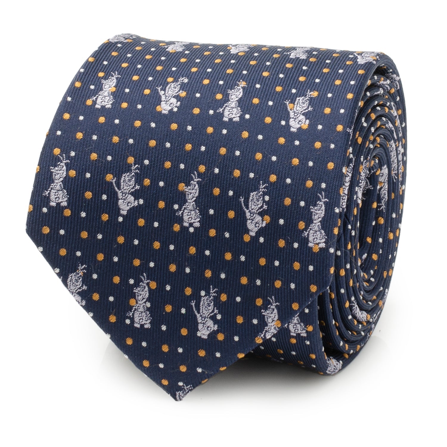 Disney Frozen Olaf Dot Motif Men's Tie