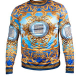 Prestige DPP-490 L/S Crew Greek Blue