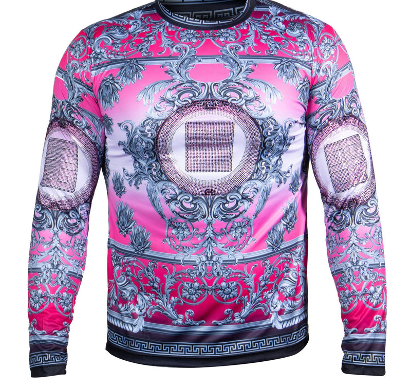 Prestige DPP-490 L/S Crew Greek Pink