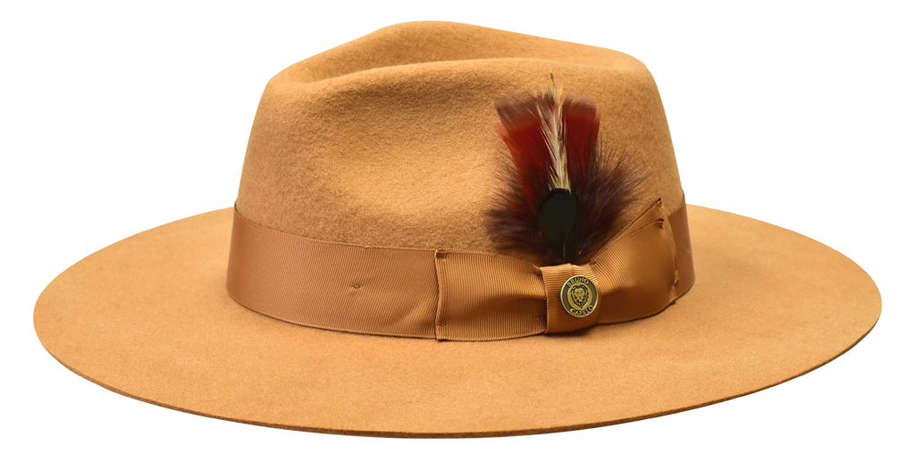 Bruno Capelo DU-723 Duke Fedora Acorn/Camel