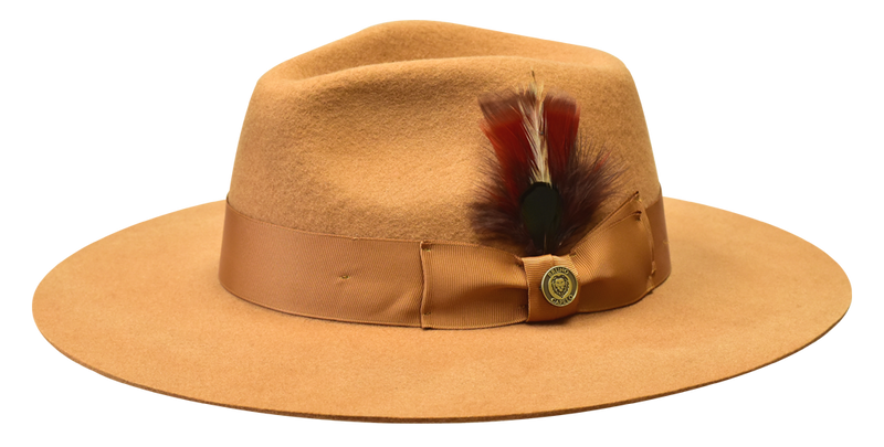 Bruno Capelo DU-723 Duke Fedora Acorn/Camel