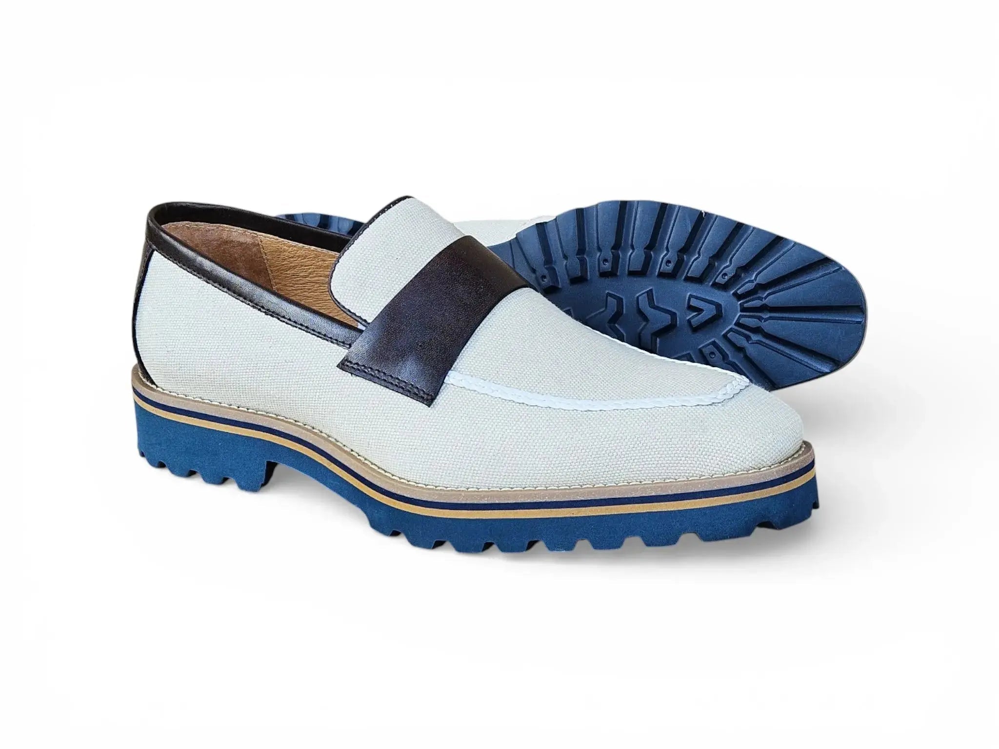 Denim Loafer in Lug Sole