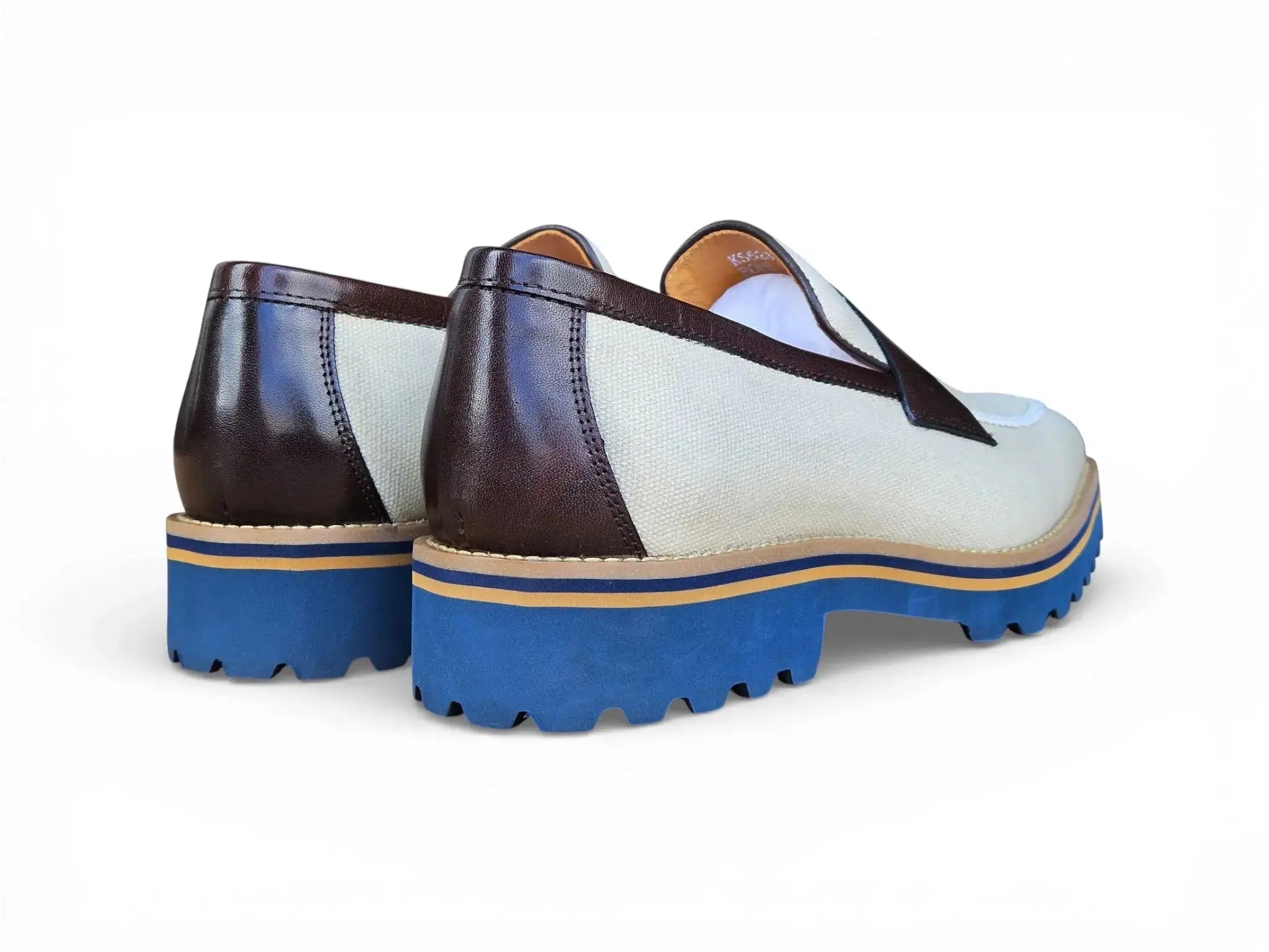 Denim Loafer in Lug Sole