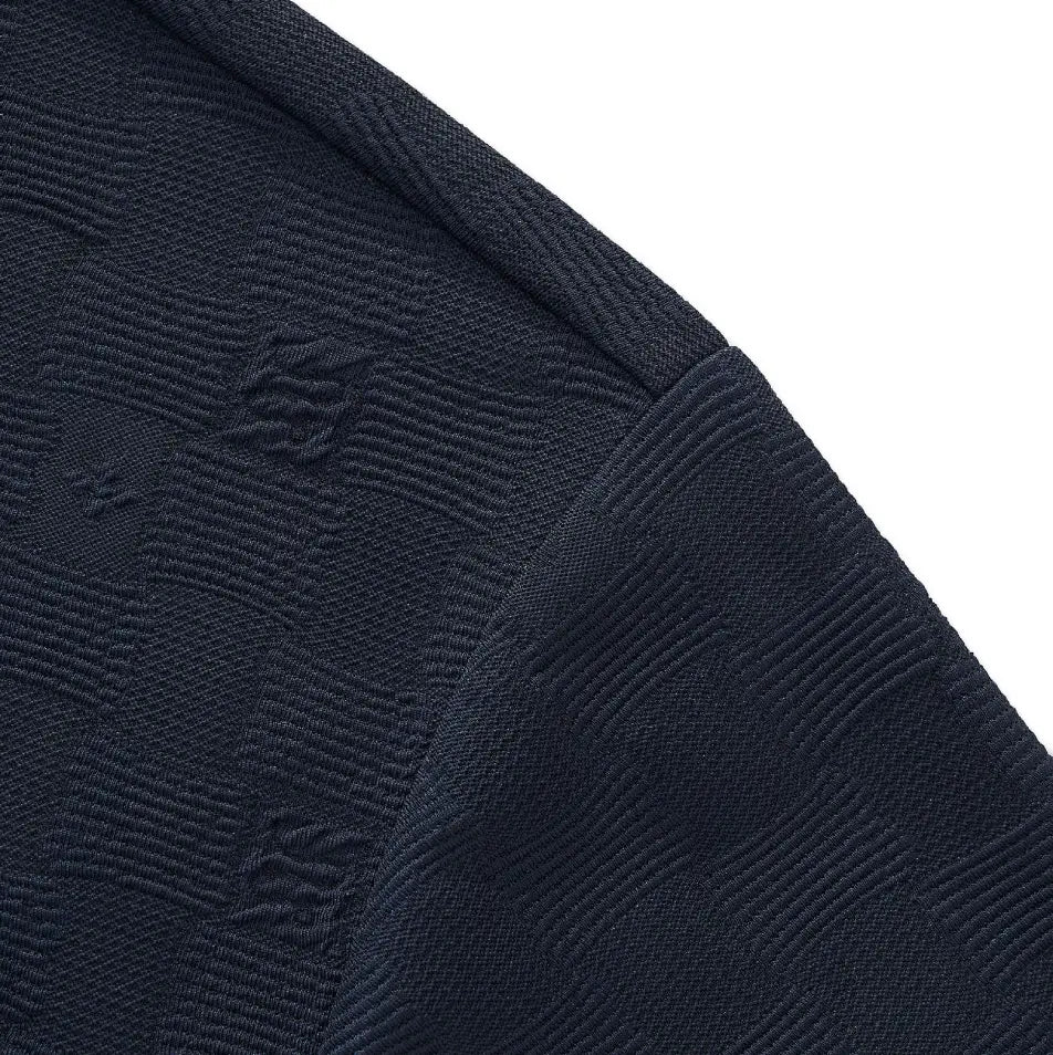 Seamless Check Texture Polo NAVY