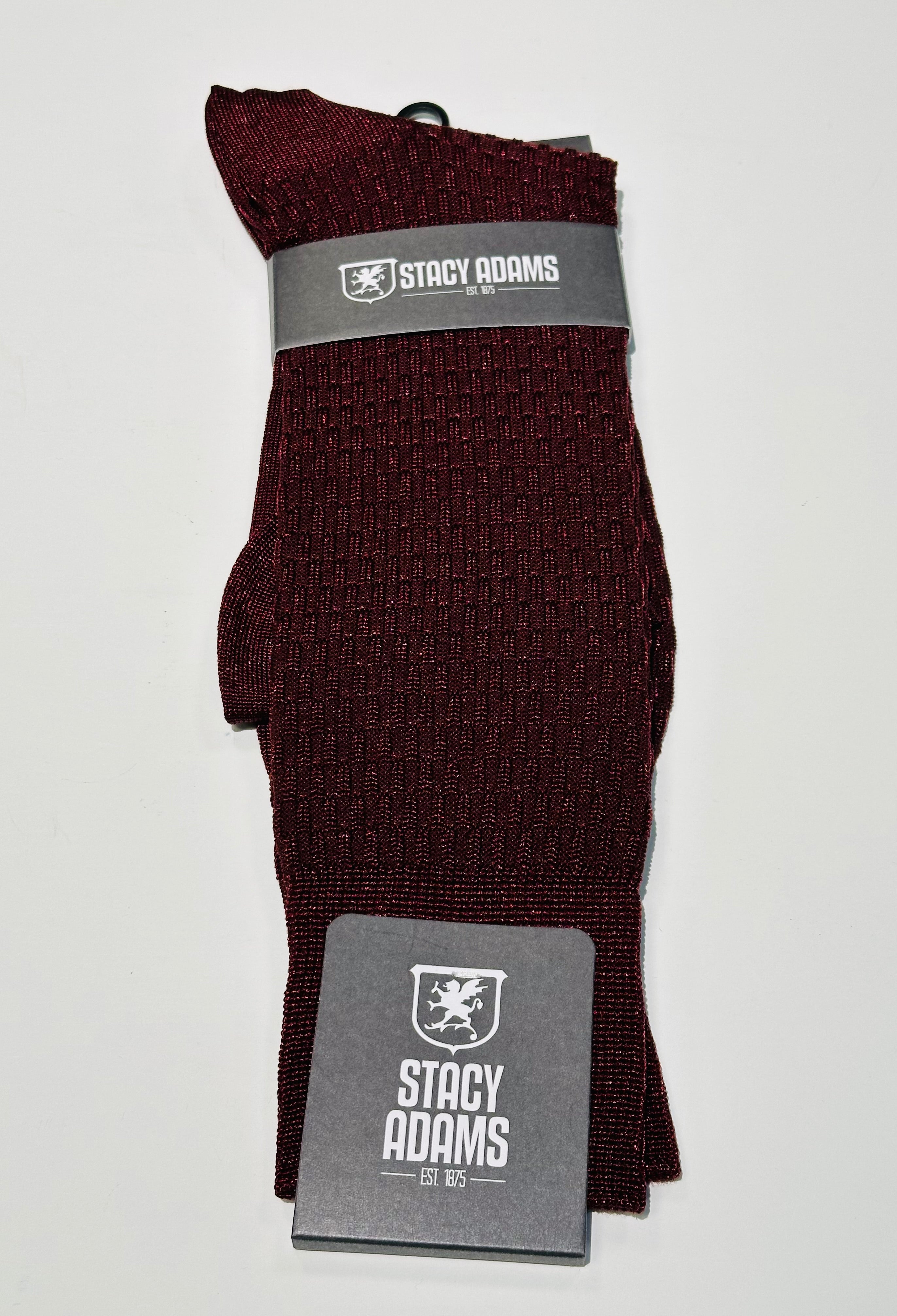 Stacy Adams Socks Gem-102 Burgandy