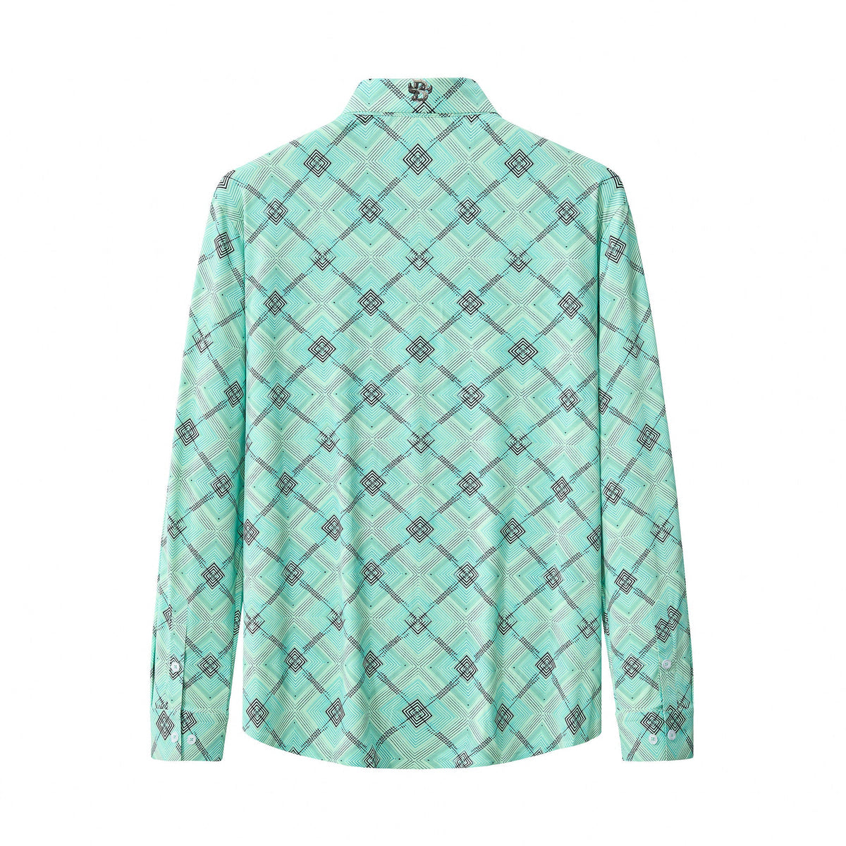 Geometric Seamless Shirt – El Baron PISTACHIO