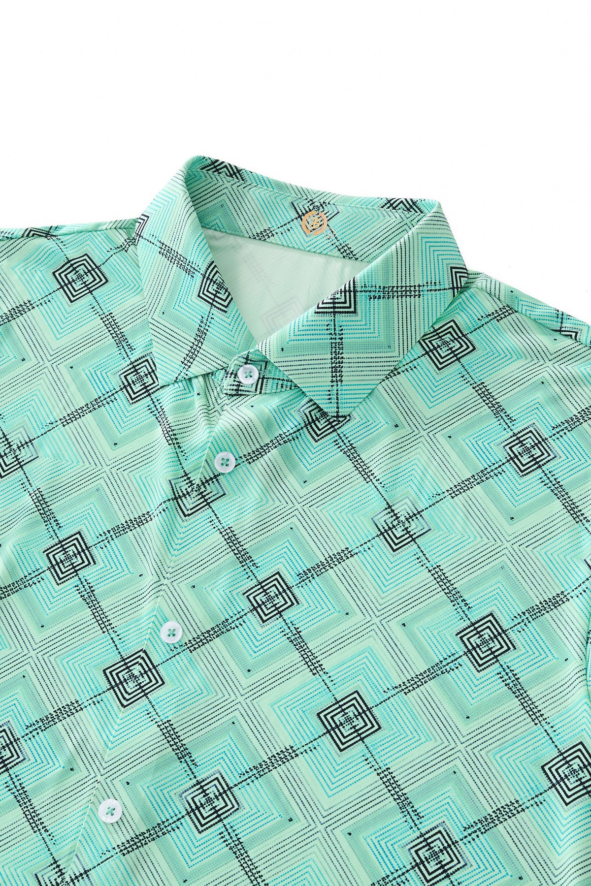 Geometric Seamless Shirt – El Baron PISTACHIO