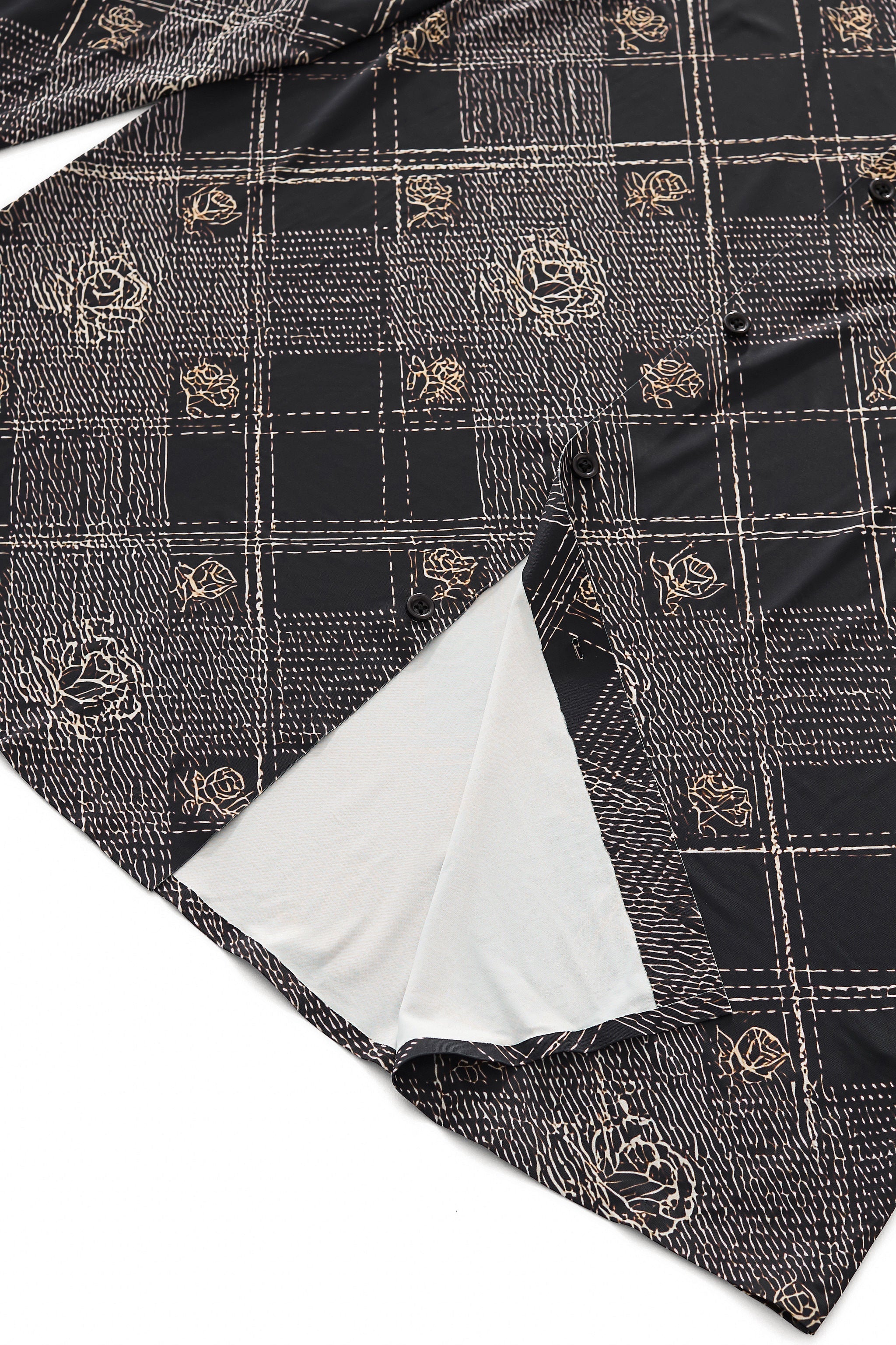 Seamless Rose Plaid Shirt – El Baron ESSPRESSO