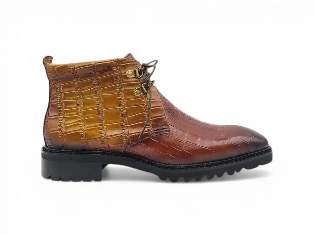 Embossed Chukka Boot Lug Sole
