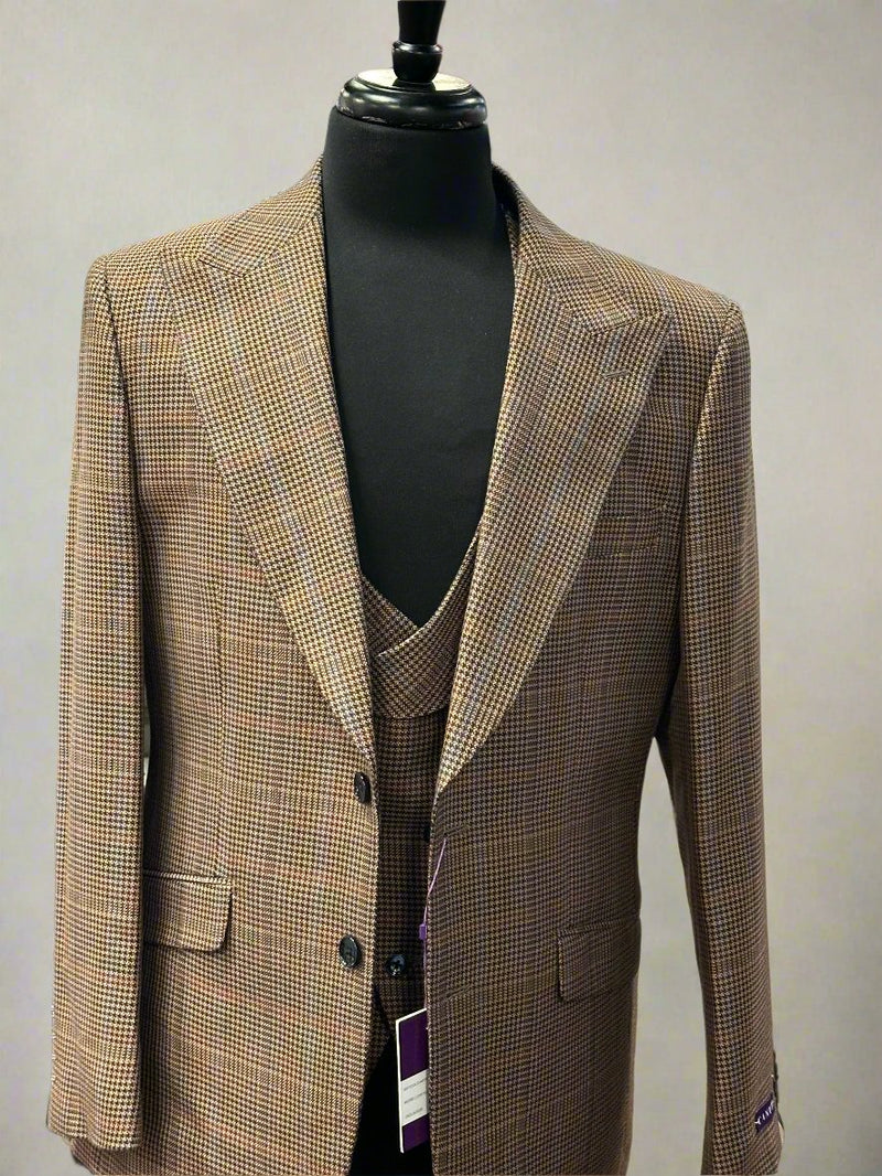 Canuti Leo C-465 Houndstooth Brown