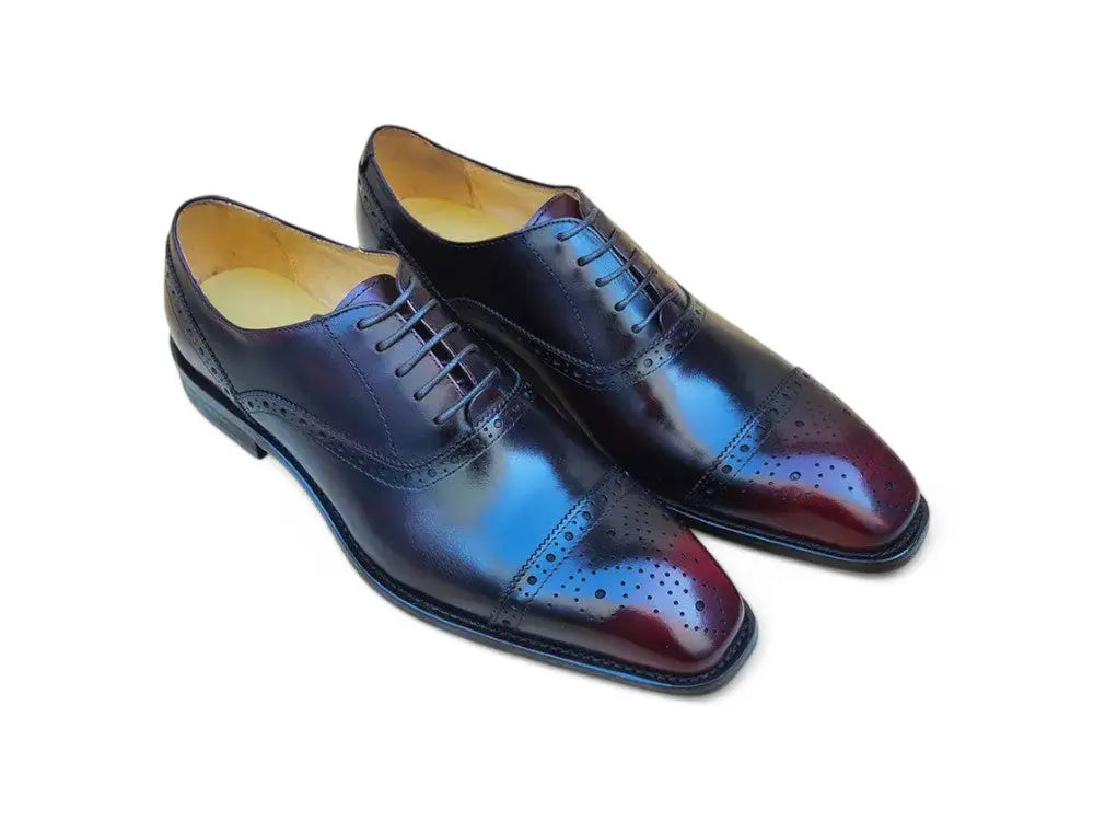 Five Eyelets Cap Toe Calfskin Oxford
