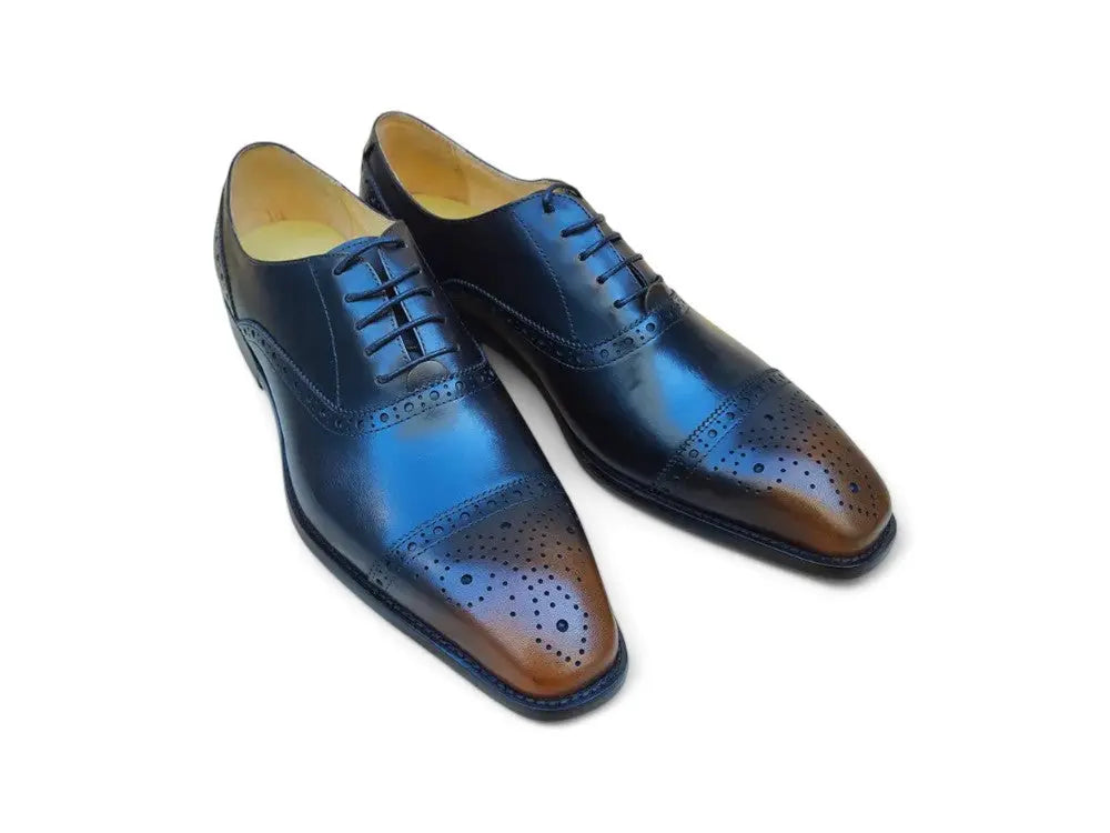 Five Eyelets Cap Toe Calfskin Oxford