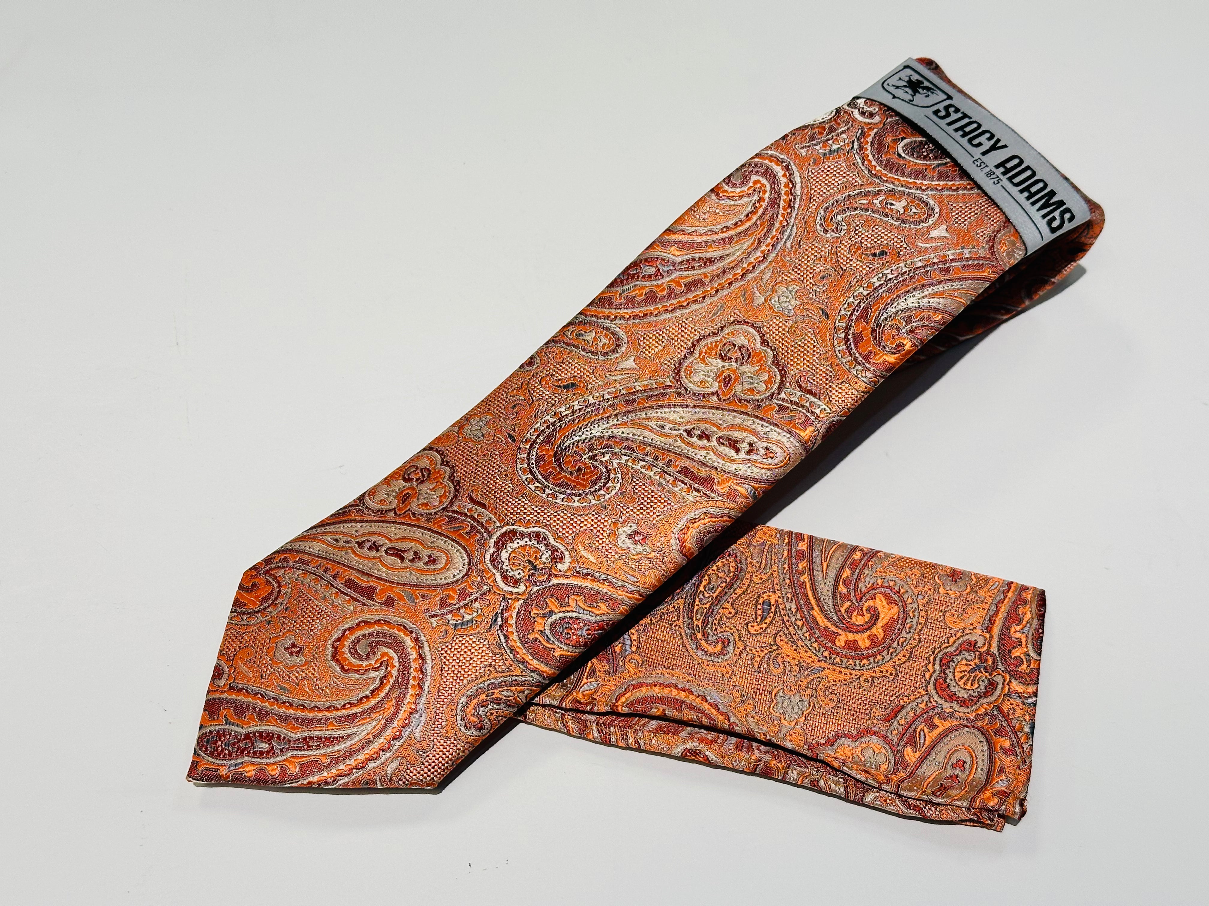 Stacy Adams SA9500#8 Printed Tie & Hanky