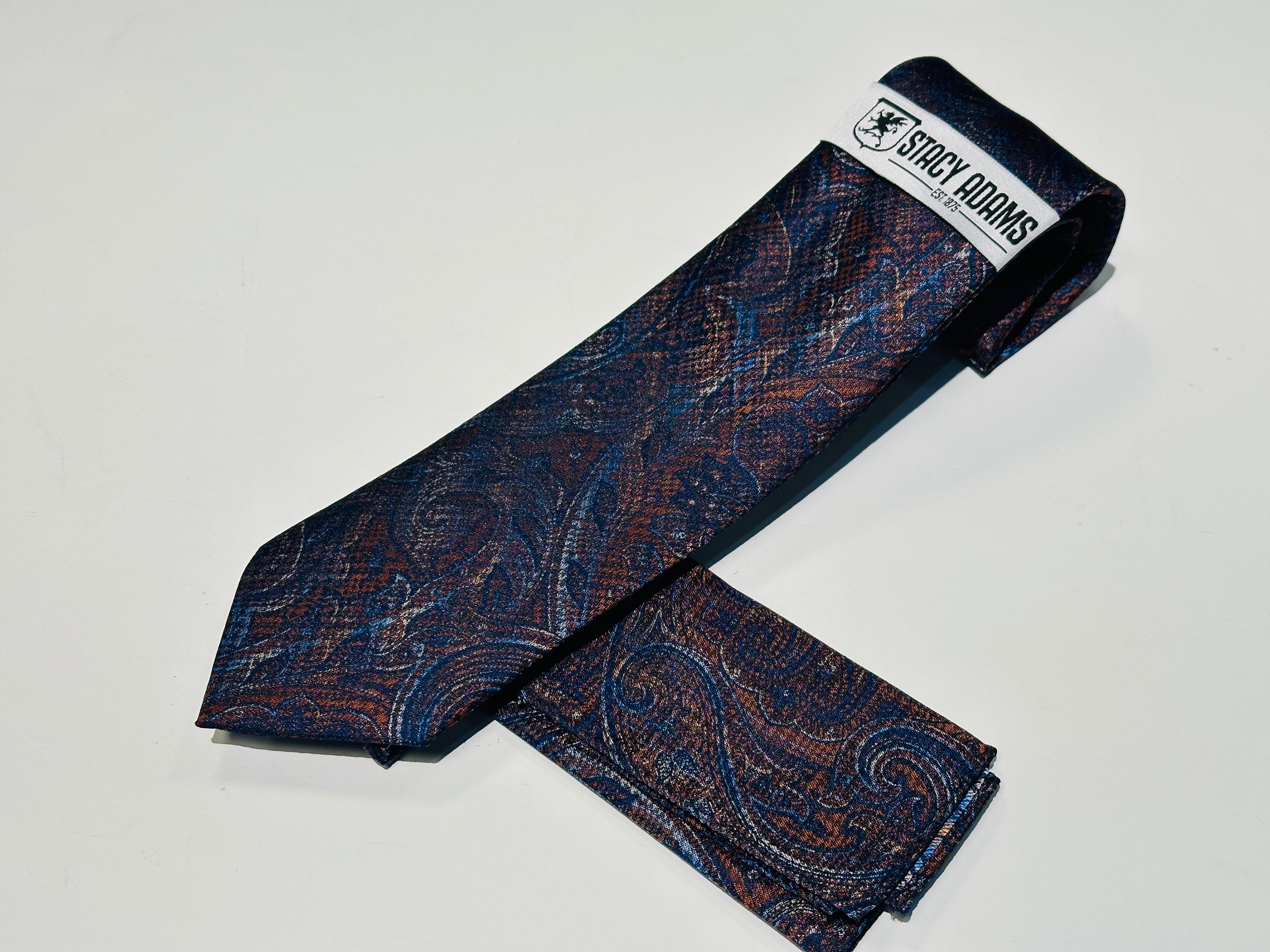 Stacy Adams SA9500#9 Printed Tie & Hanky