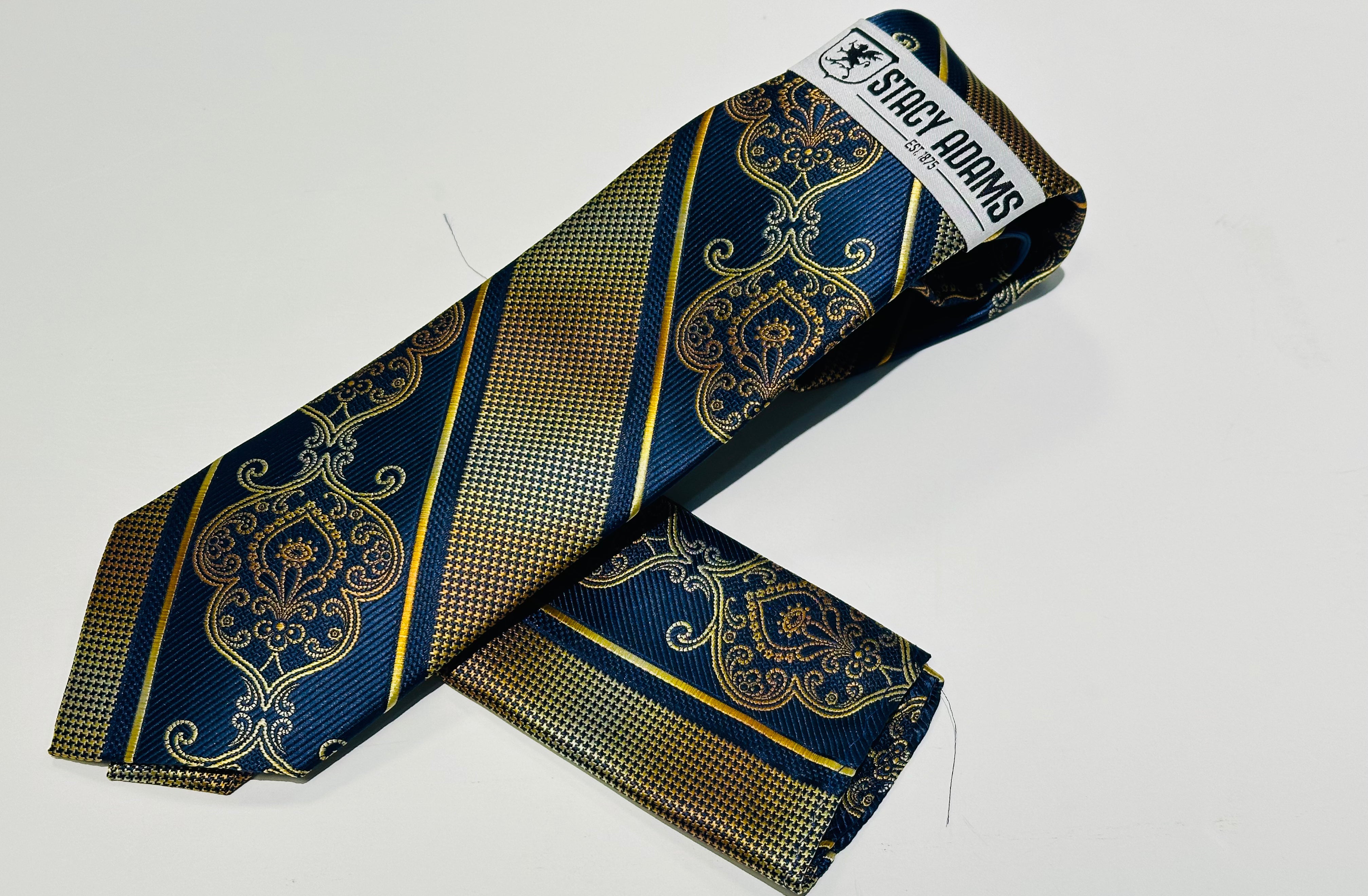 Stacy Adams SA9700#7 Printed Tie & Hanky