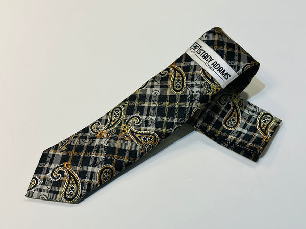 Stacy Adams SA9008 Printed Tie & Hanky