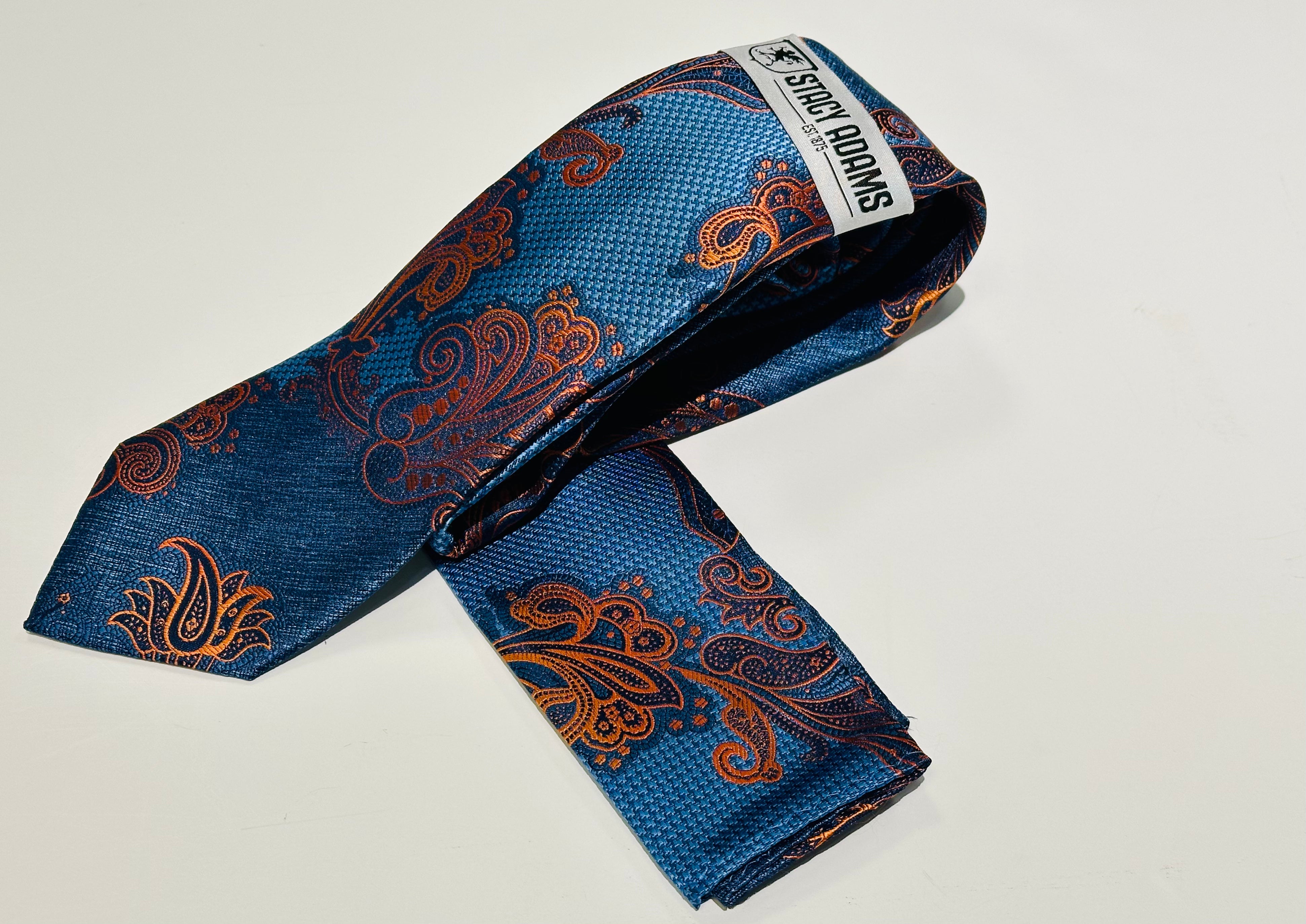 Stacy Adams SA9700#9 Printed Tie & Hanky