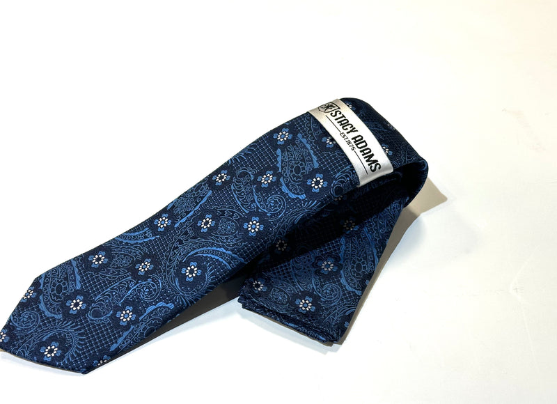 Stacy Adams SA9400-10-24#17  Printed Tie & Hanky