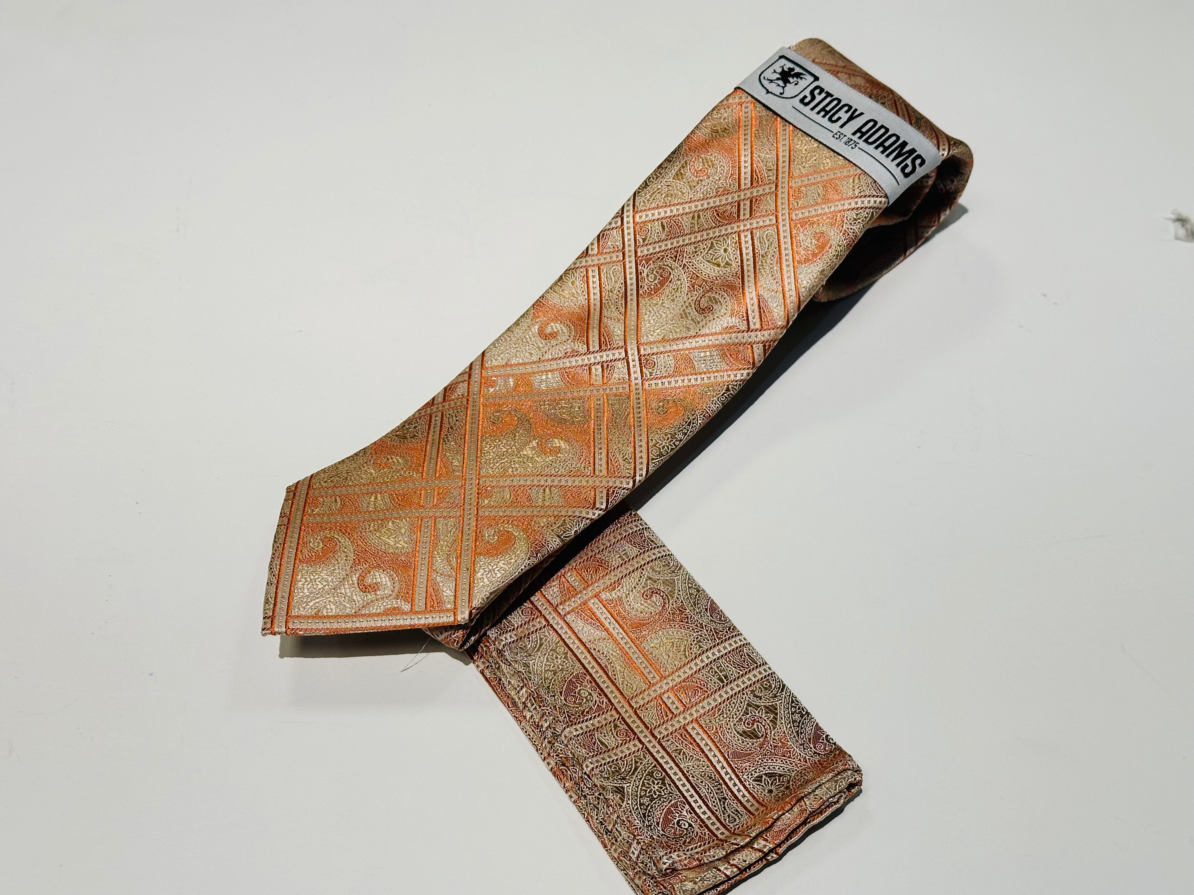 Stacy Adams SA9500#2 Printed Tie & Hanky