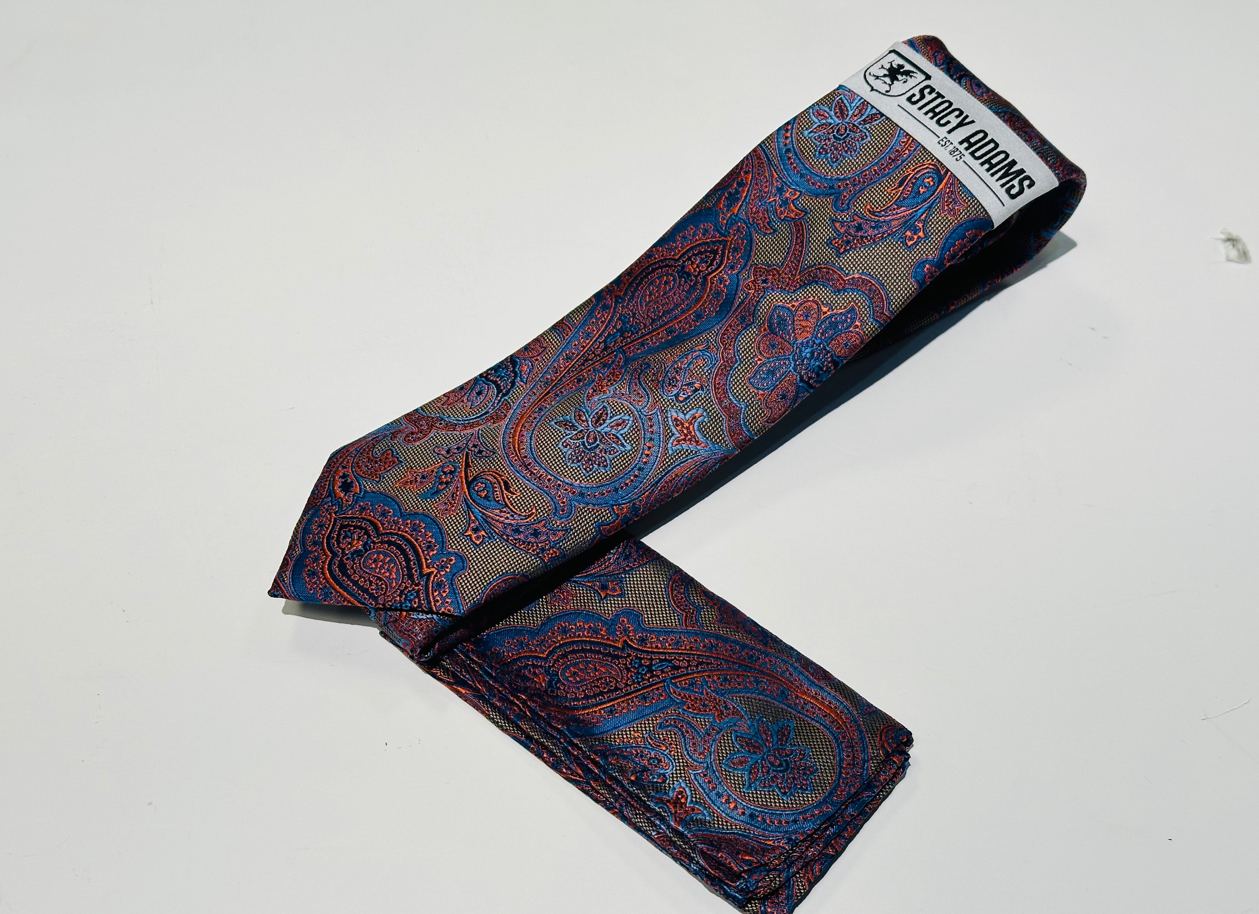 Stacy Adams SA9500#15 Printed Tie & Hanky
