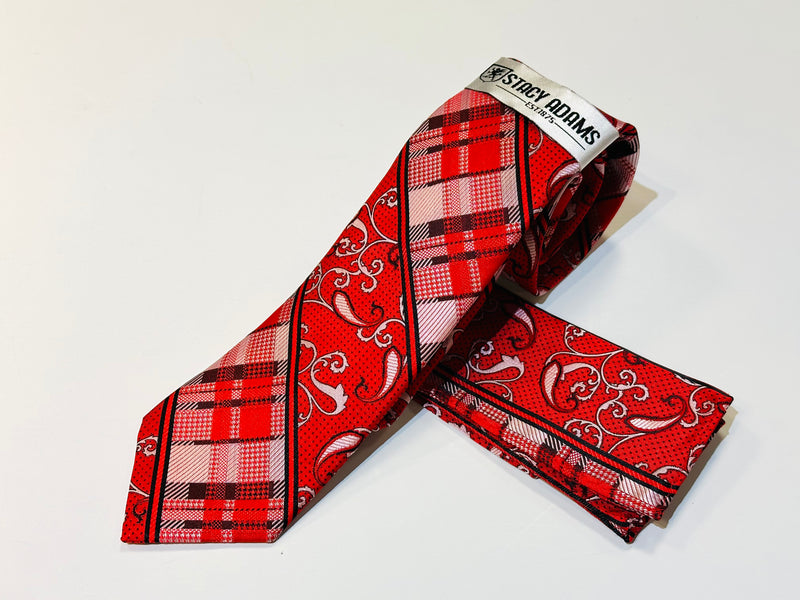 Stacy Adams SA9300#3 Printed Tie & Hanky