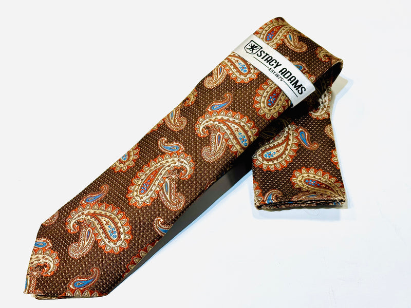 Stacy Adams SA9400-10-24#11  Printed Tie & Hanky