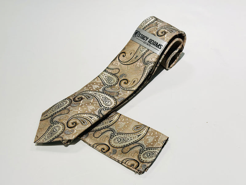 Stacy Adams SA9400-10-24#18  Printed Tie & Hanky