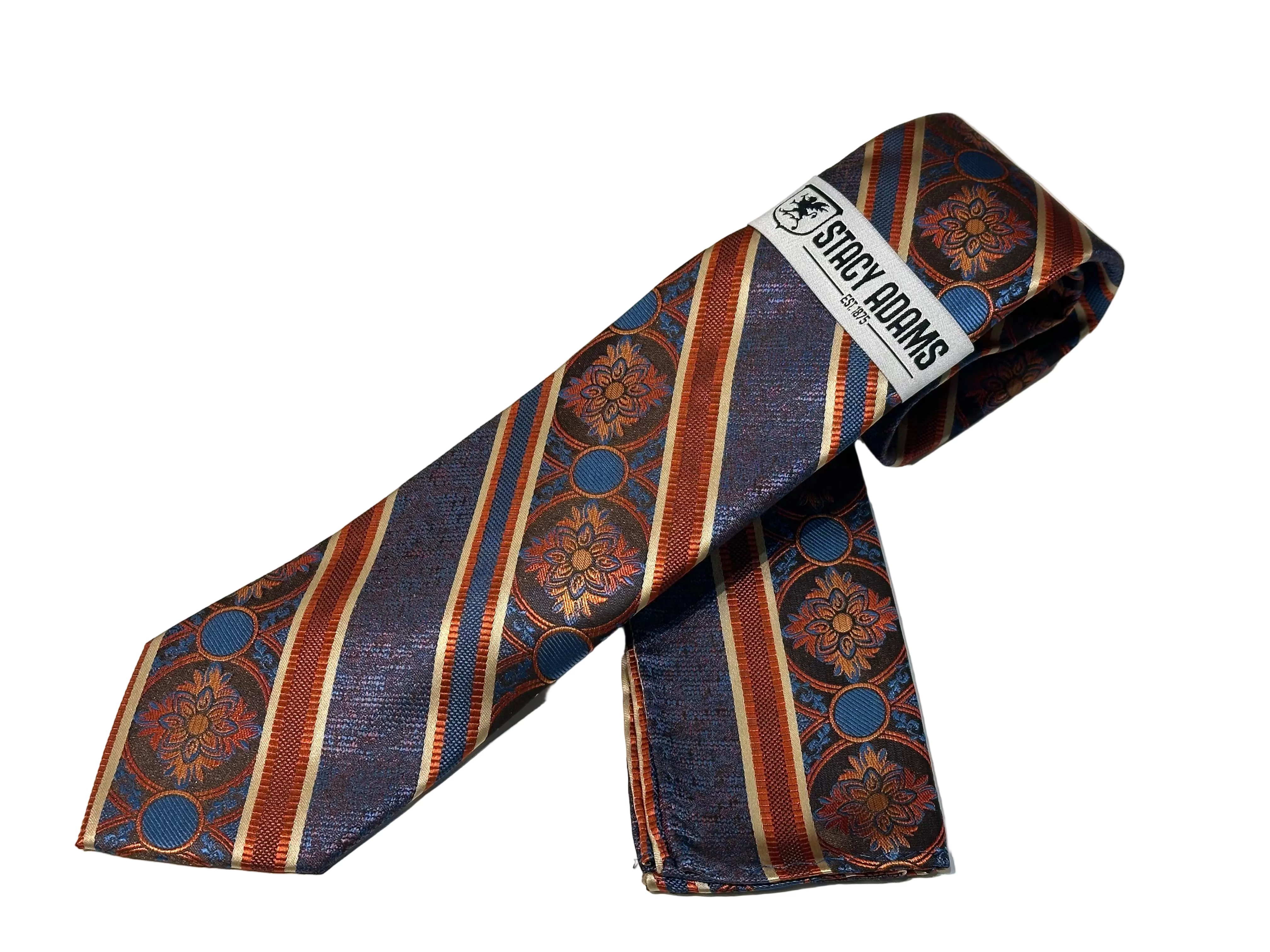 Stacy Adams SA9800#12 Printed Tie & Hanky