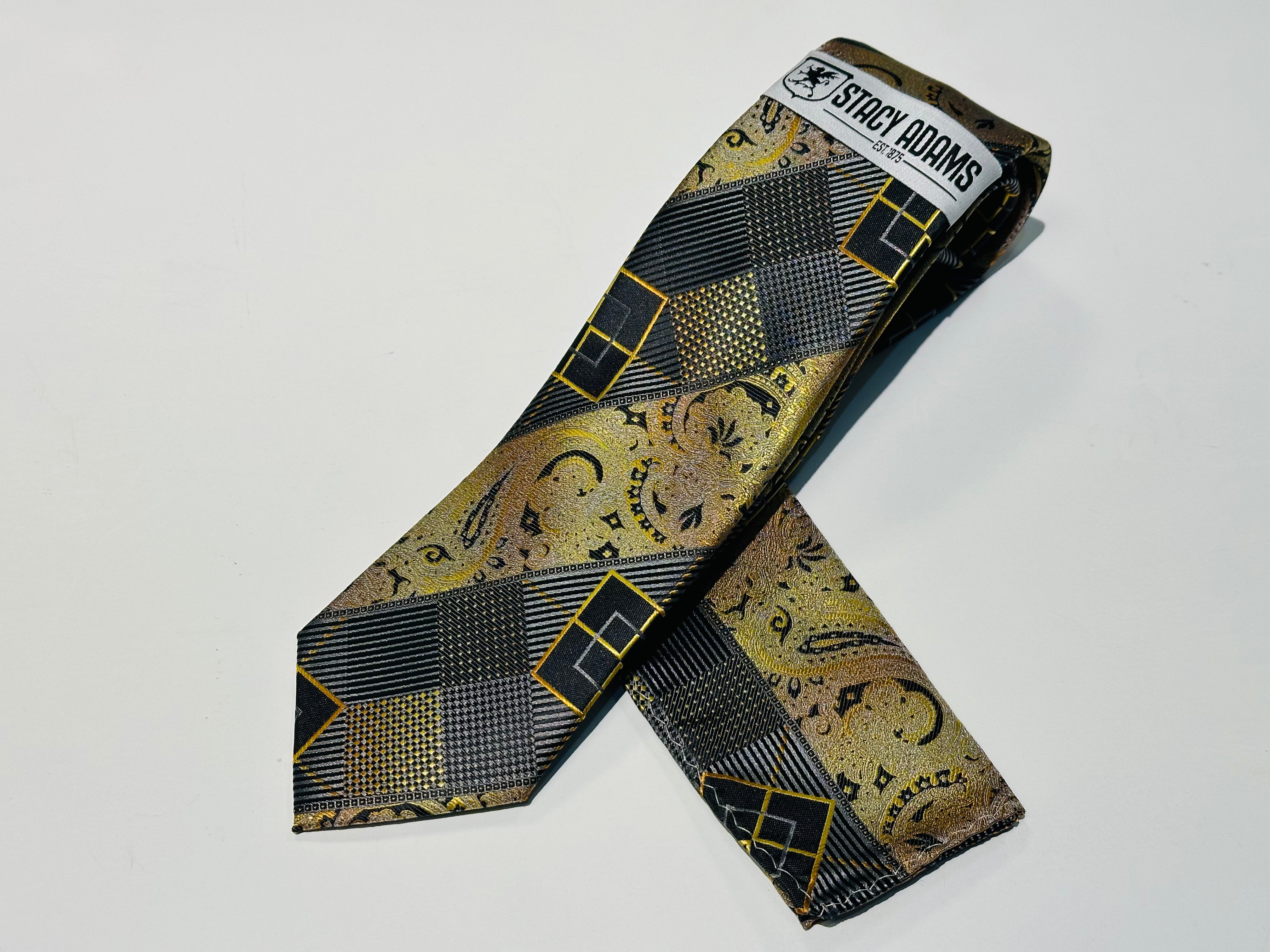 Stacy Adams SA9600#3 Printed Tie & Hanky