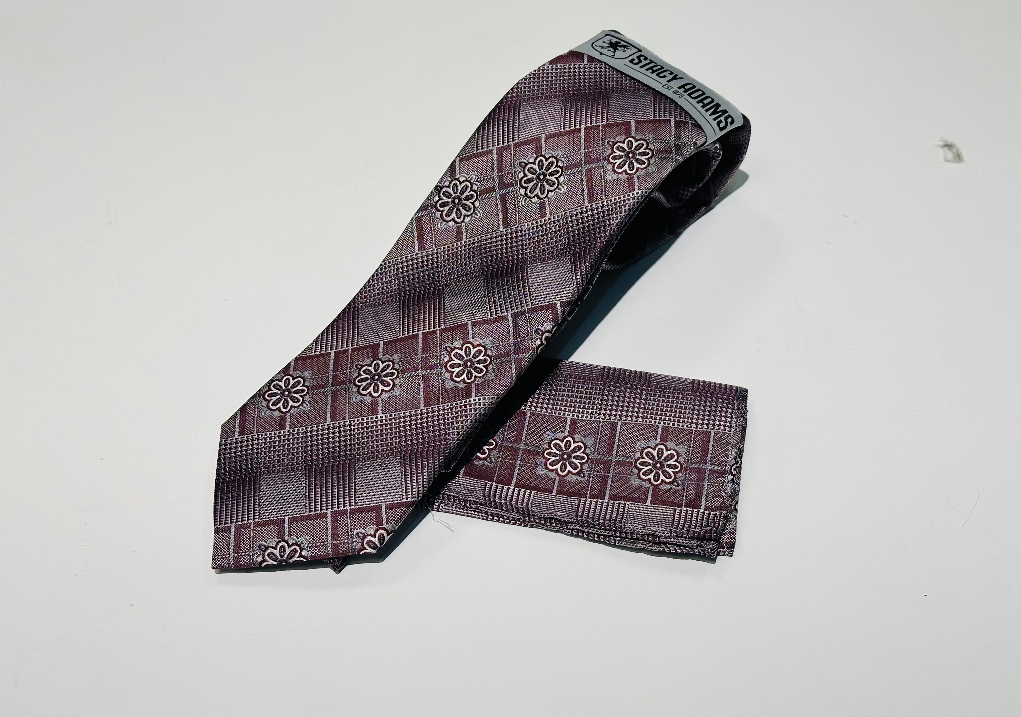 Stacy Adams SA9500#3 Printed Tie & Hanky