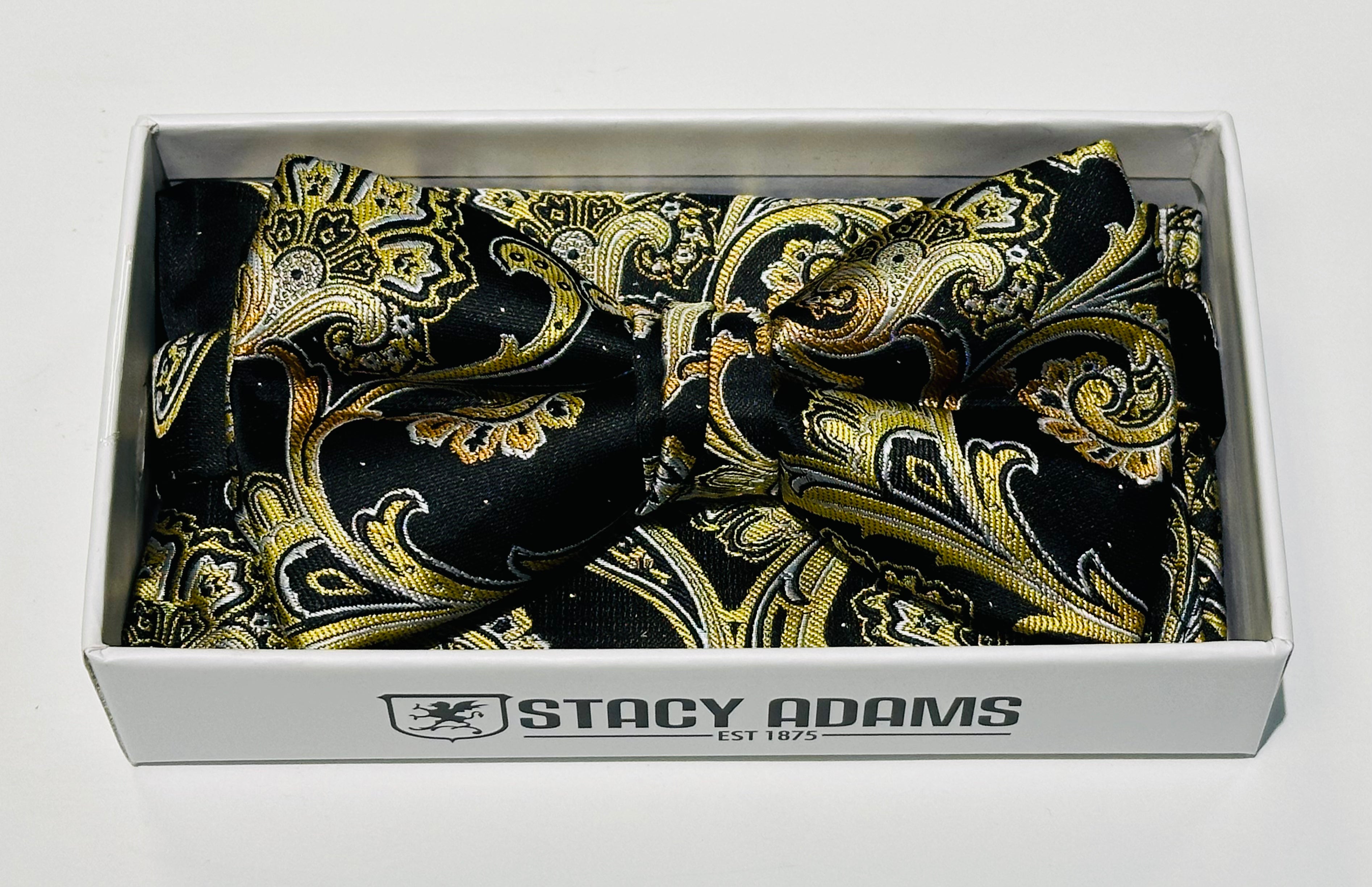 Stacy Adams SB100#4  Fashion Boxed Bow Tie